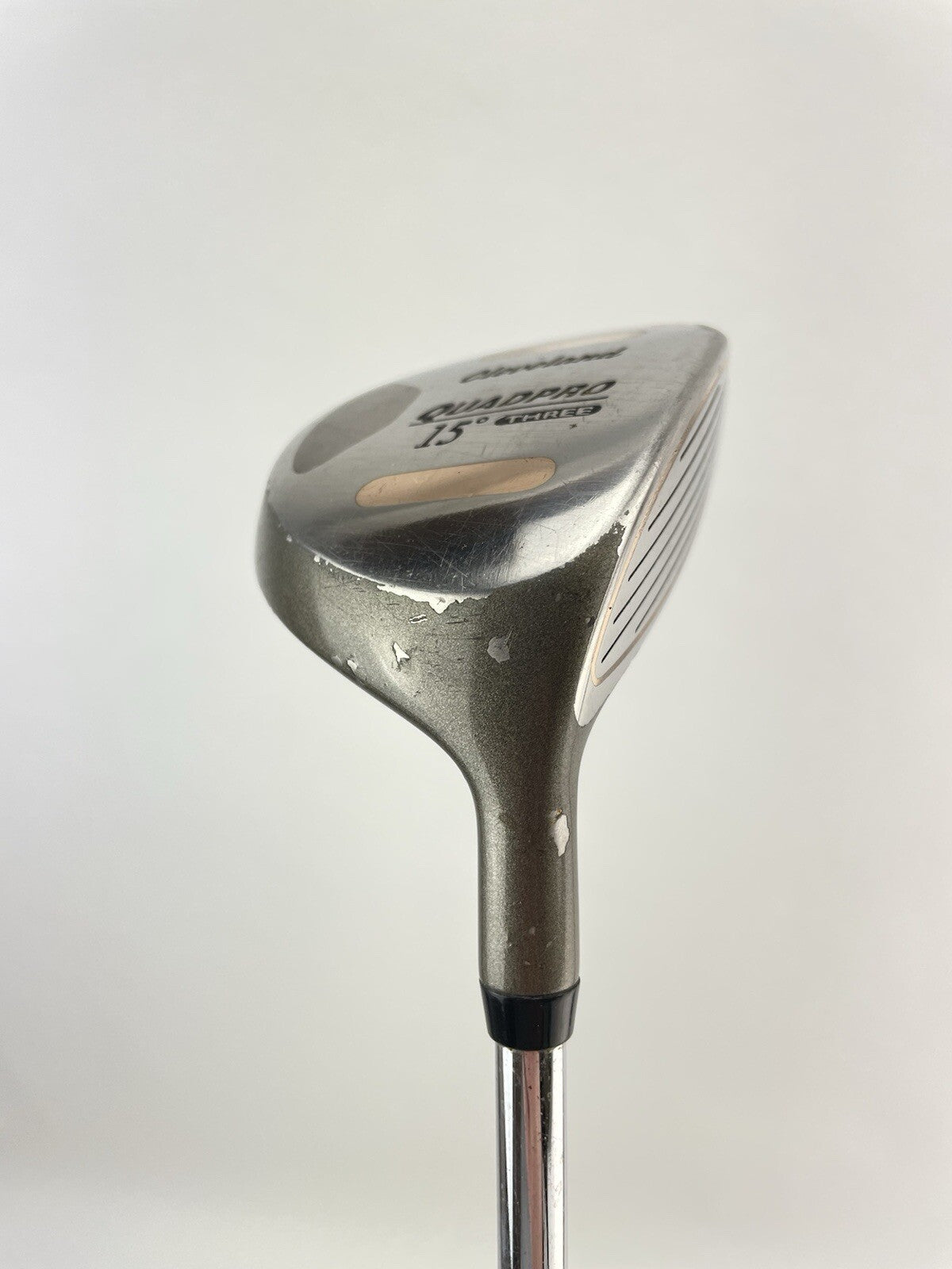 Cleveland QuadPro 3 Wood 15* Regular Flex Steel /Right Handed /New Grip /200913