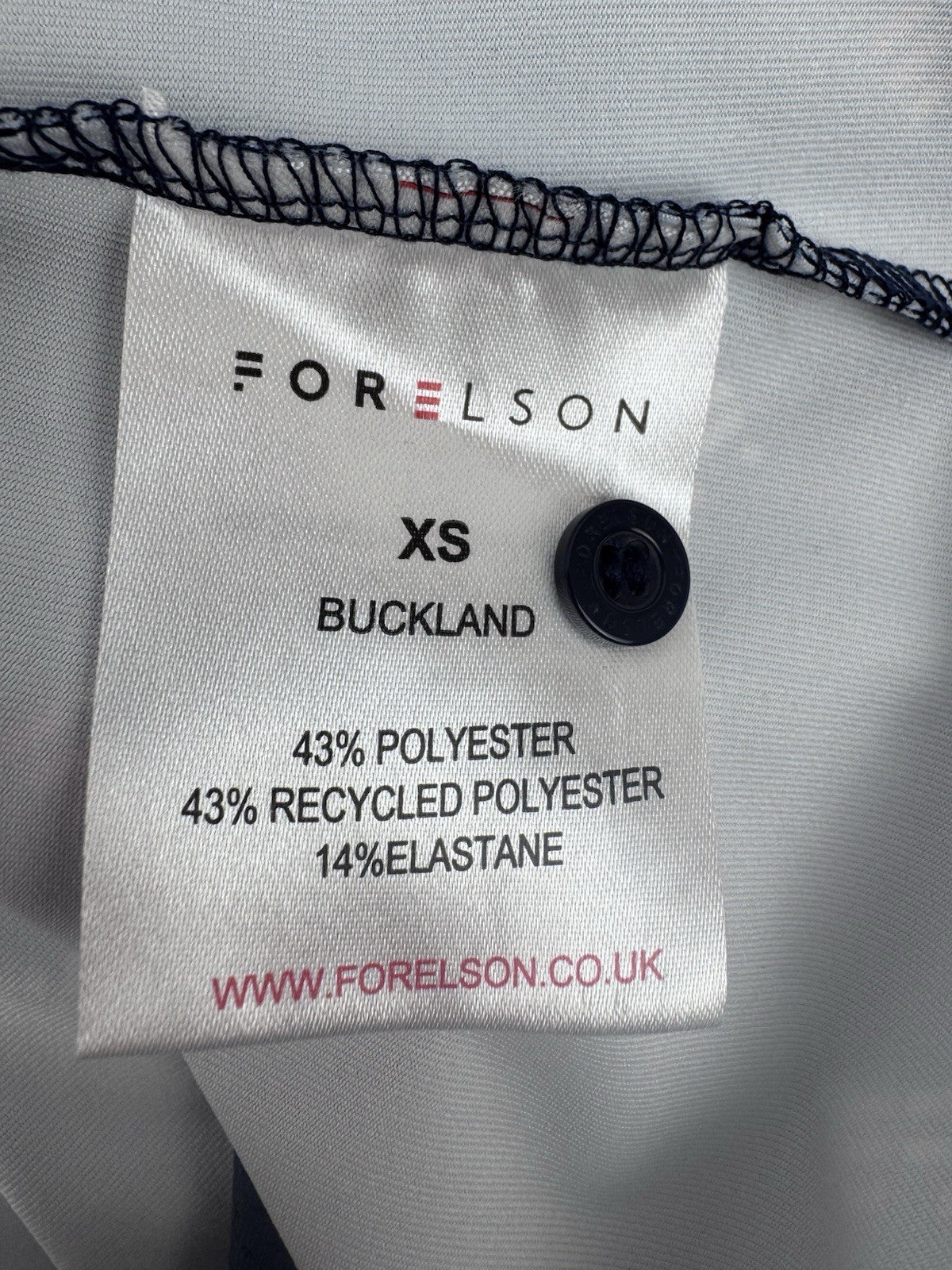 Forelson Buckland Sleeveless Polo Women's XS Patterned Navy Golf Active/318049