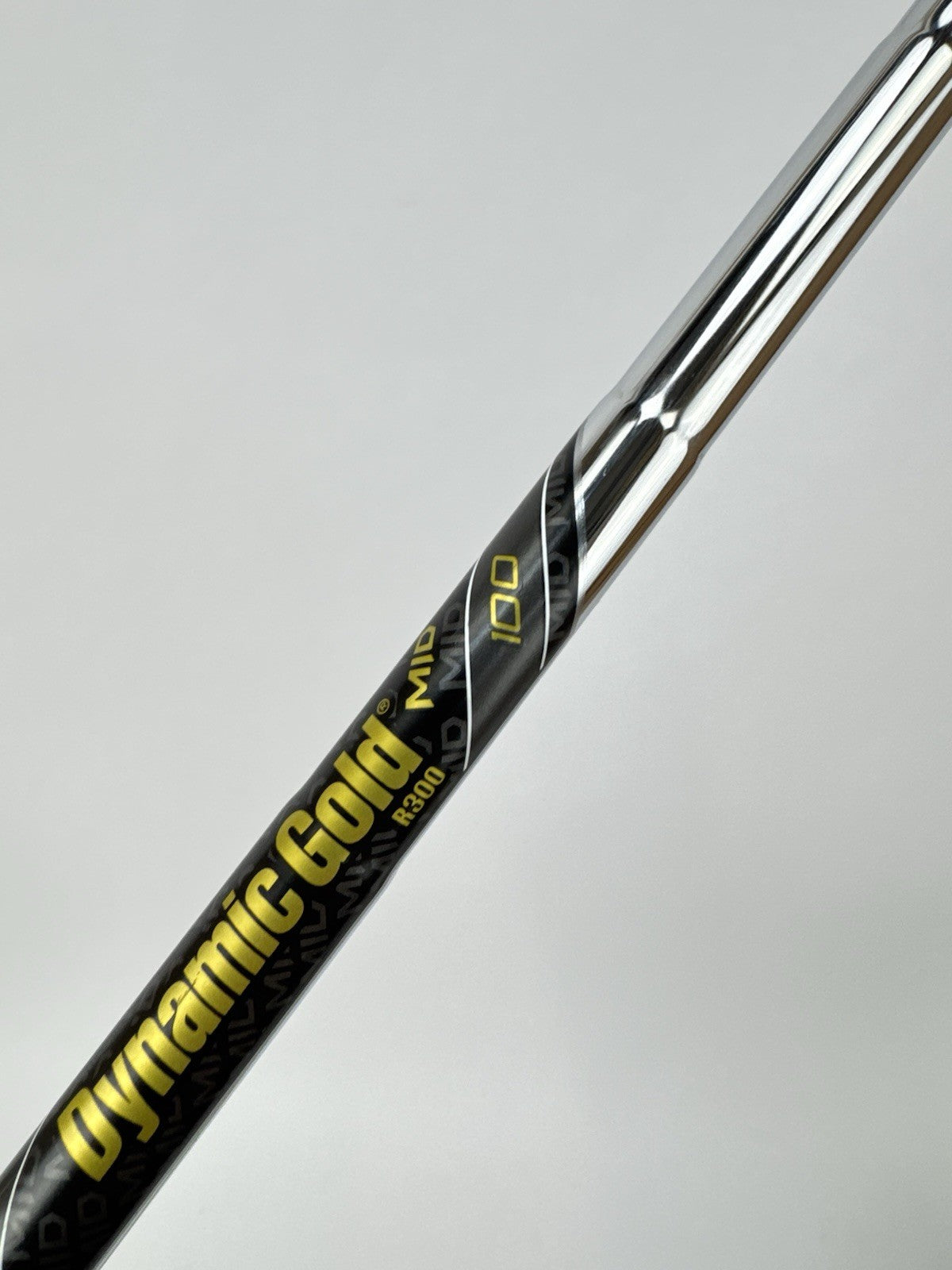 Dynamic Gold Mid 100 Iron Shaft R300 Regular Flex Steel 35.5” /0.355 /336456
