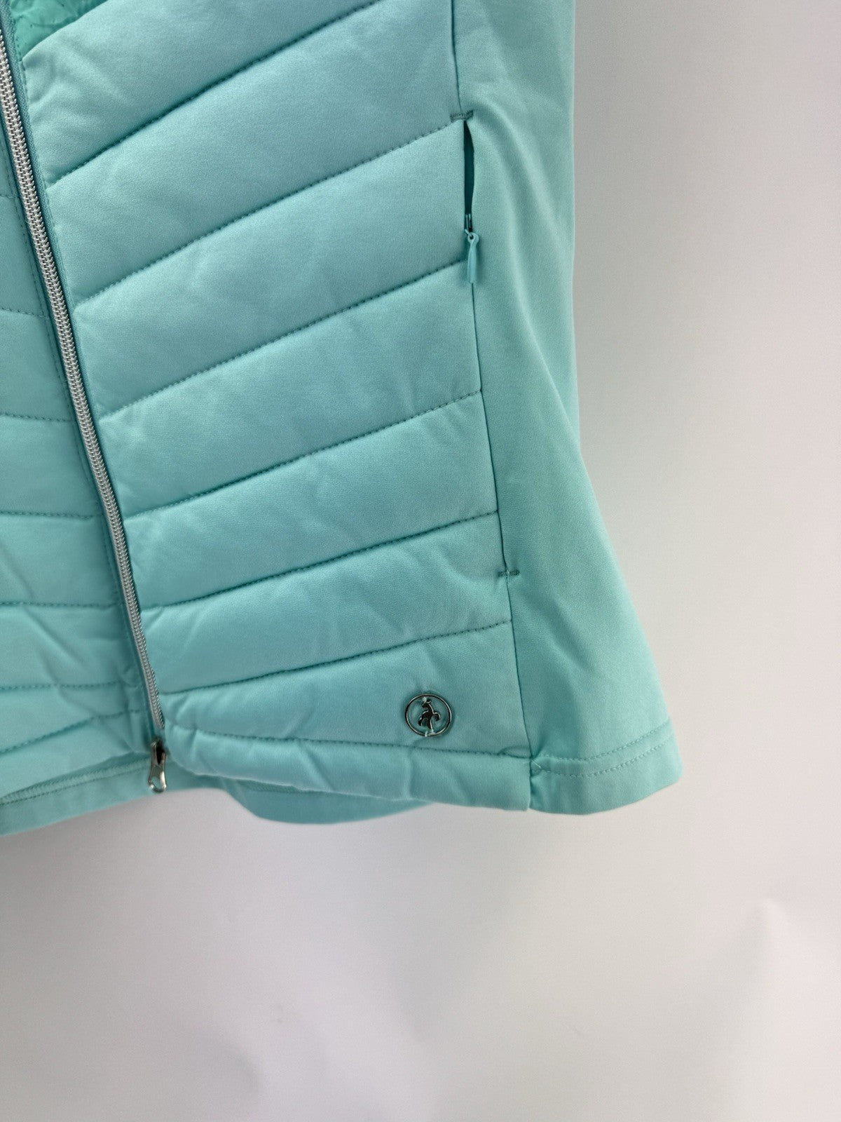 Green Lamb Golf Womens Gilet Thermal Windproof UK 10 /Aqua /New /298135