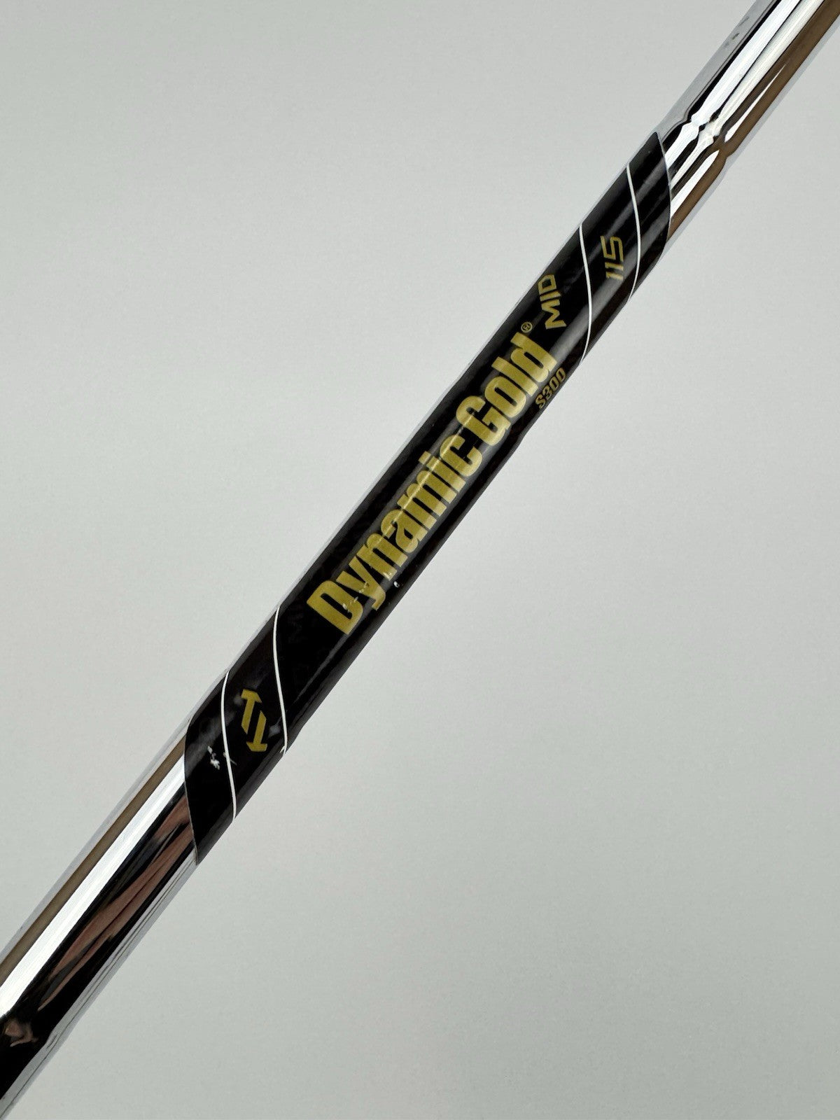 Dynamic Gold 115 Iron Shaft Mid S300 Stiff Steel 36.25” /Pured /0.355 /312362