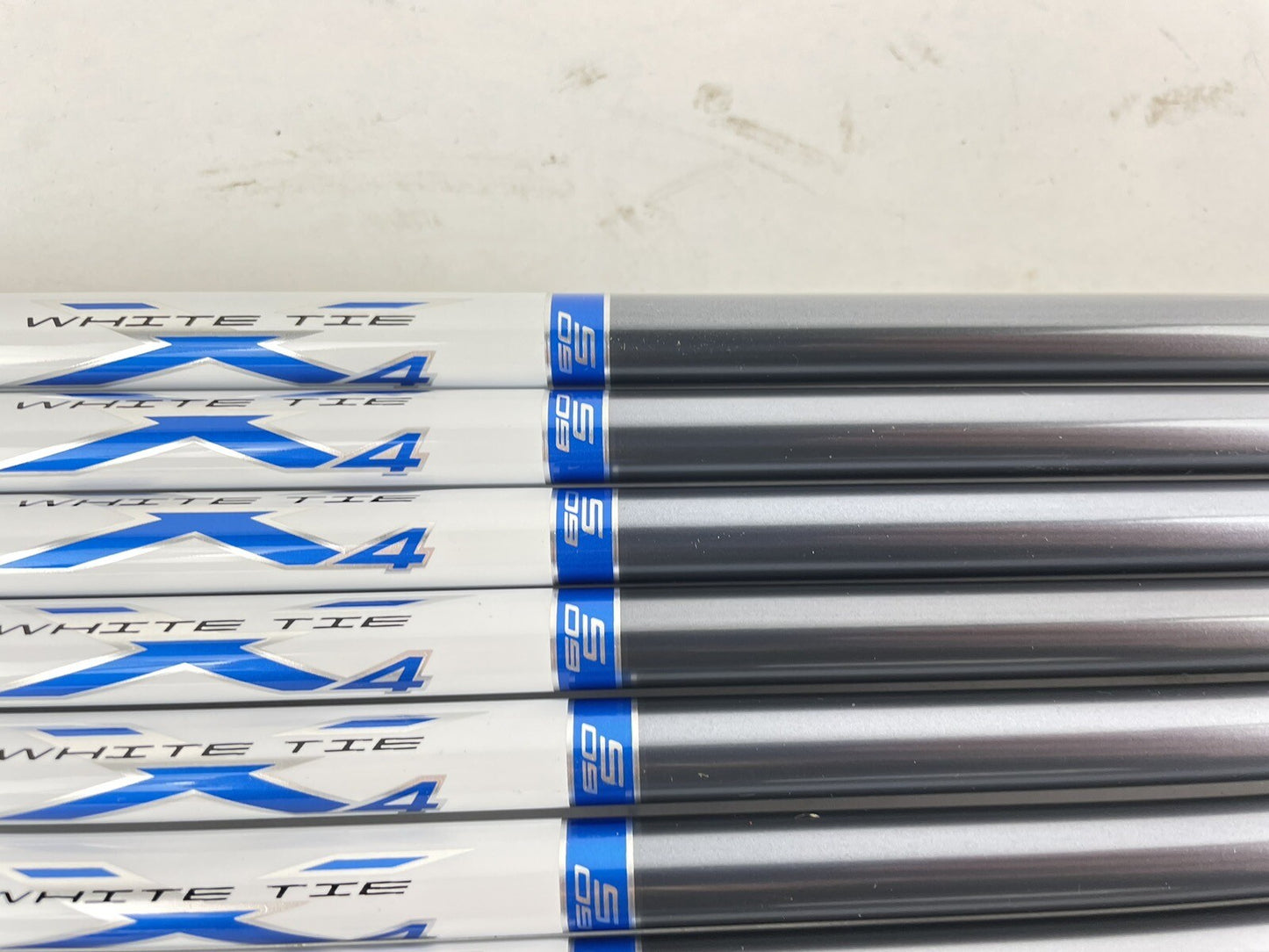 Matrix Ozik Iron Shaft Set White Tie (7) X4 60S Stiff Graphite 42/0.370/New4