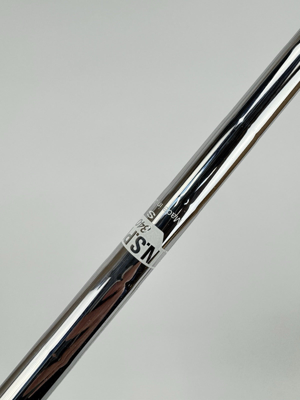 Nippon 840 Iron Shaft Stiff Flex Steel 35.5” /0.370 Parallel Tip /320032