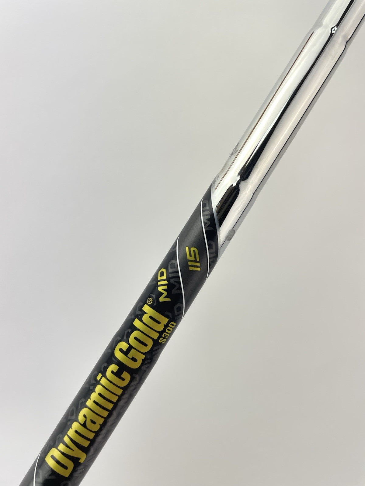 Dynamic Gold Mid 115 Iron Shaft Stiff Flex Steel 36” /0.355 Tapered /272854
