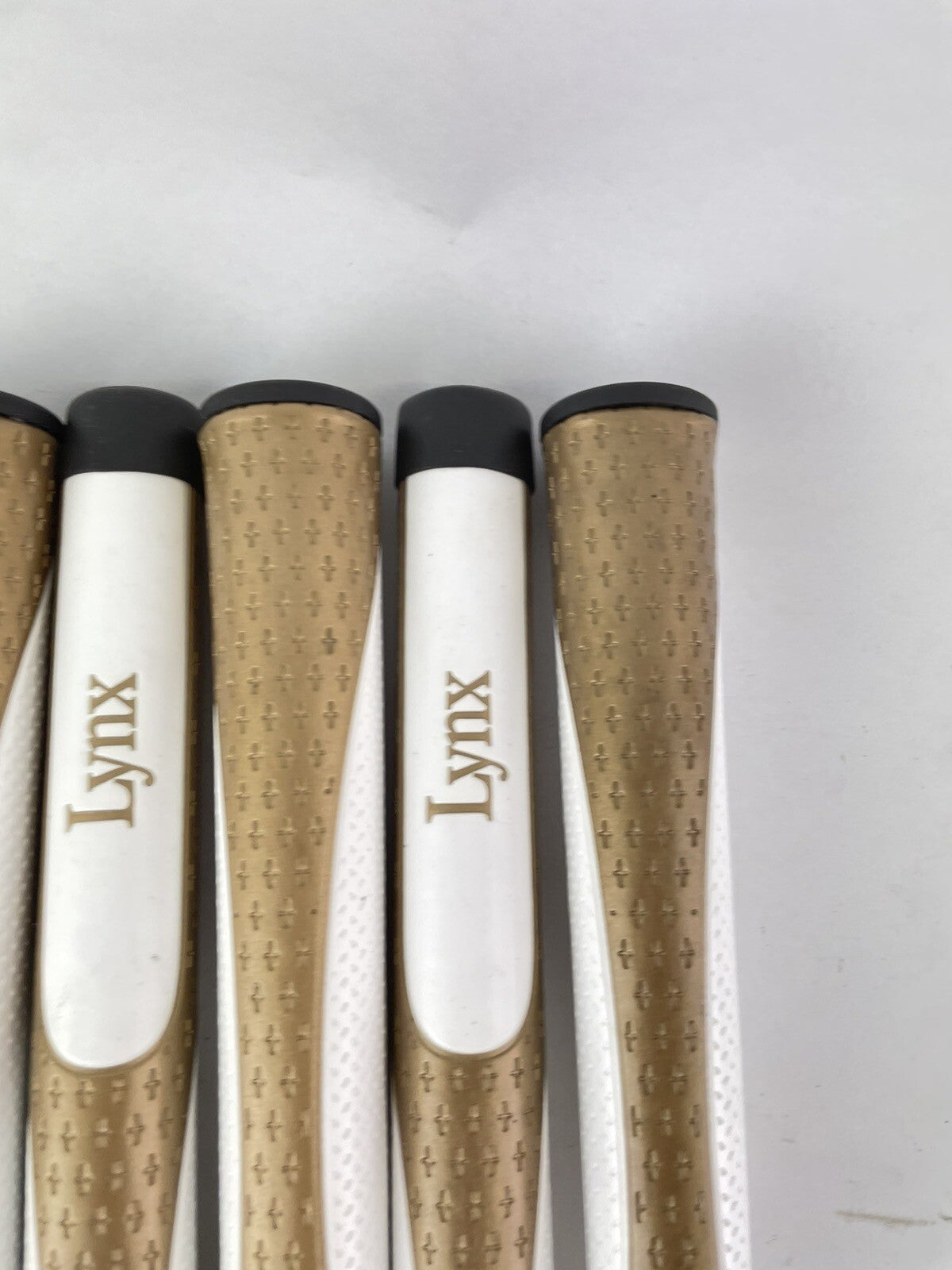 Lynx Golf Grips (10) Ladies Standard /Gold/White /Soft Winn Style /Brand New3