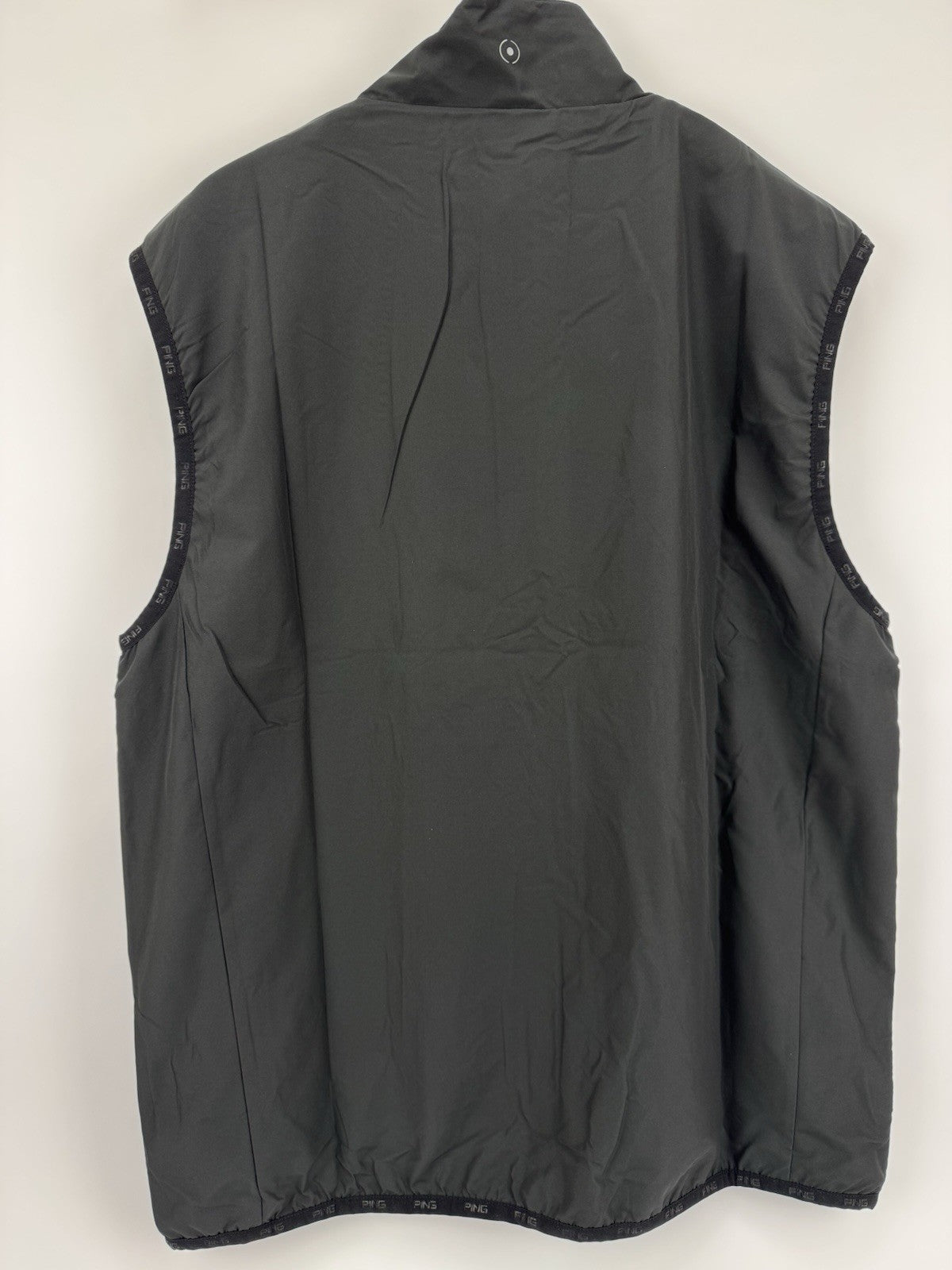 PING Mens Burford Golf Vest Size UK Medium Black Lightweight /313096