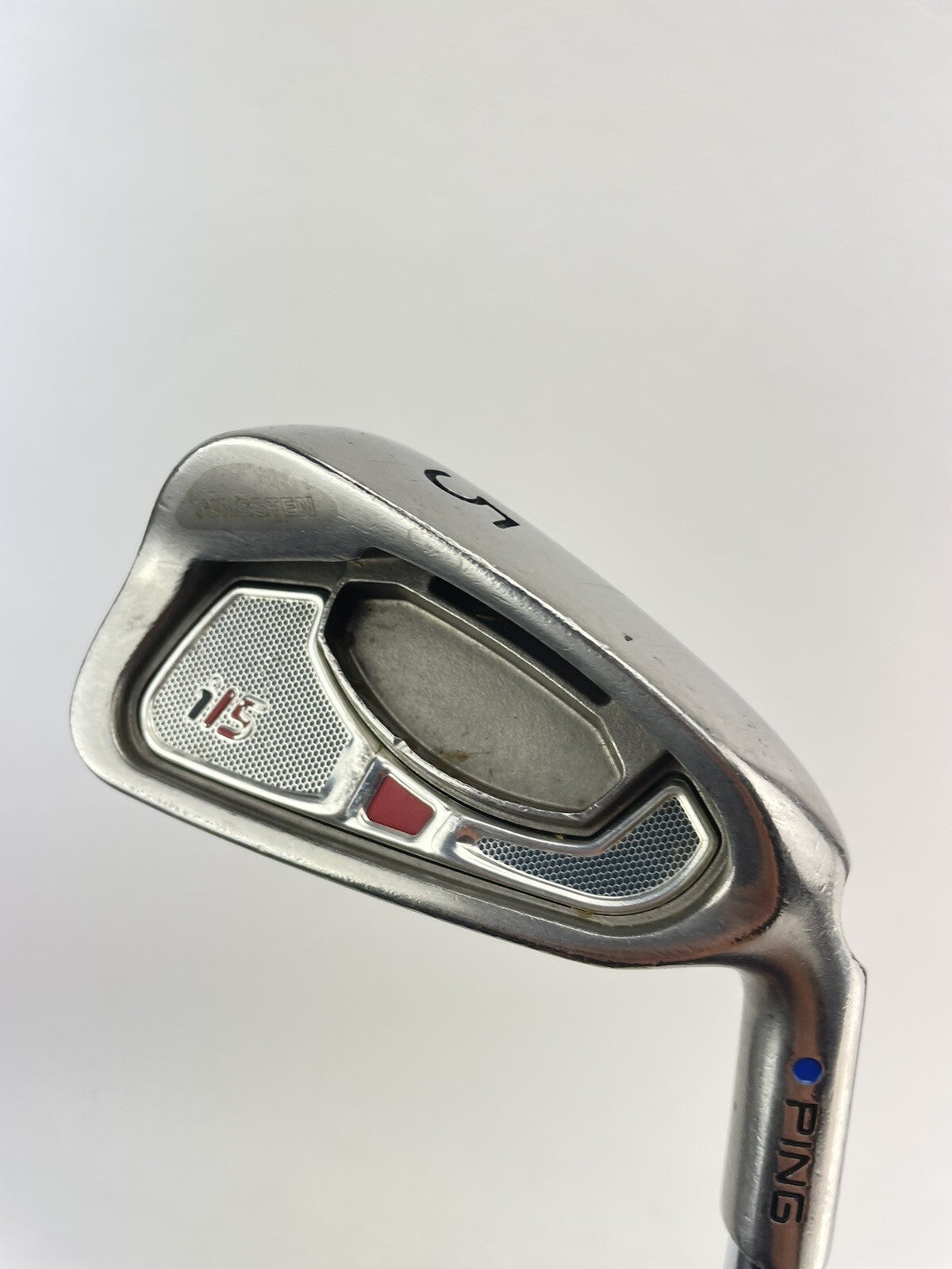 Ping i15 5 Iron Blue Dot Regular Flex Steel /Right Handed /New Grip /176843