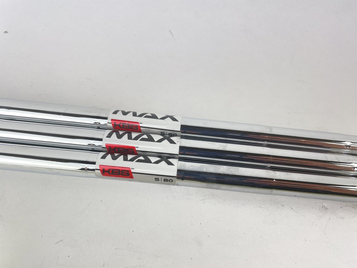 KBS Max Wedge Shaft Set (3) 80 Stiff Flex Steel /0.370 Parallel /132920