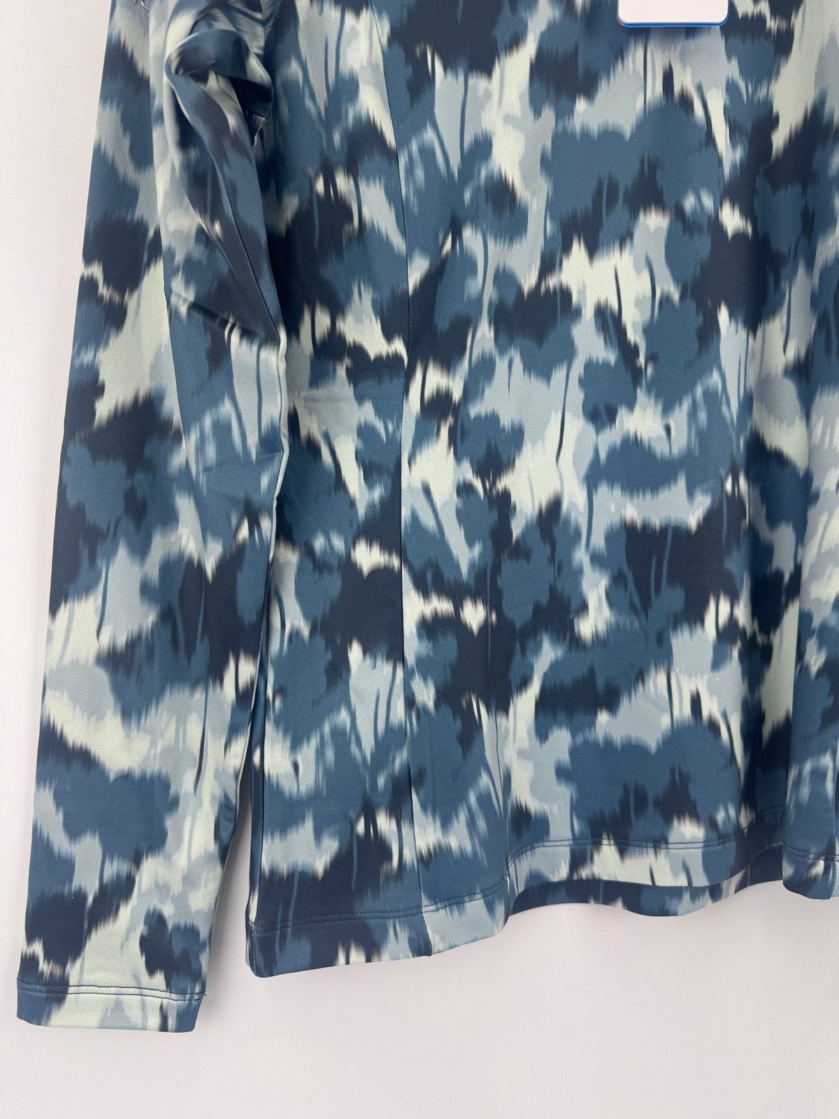 Ping Jasmine Golf Jumper Women's UK Size 6 Navy Multi Long Sleeve Zip Up/315064