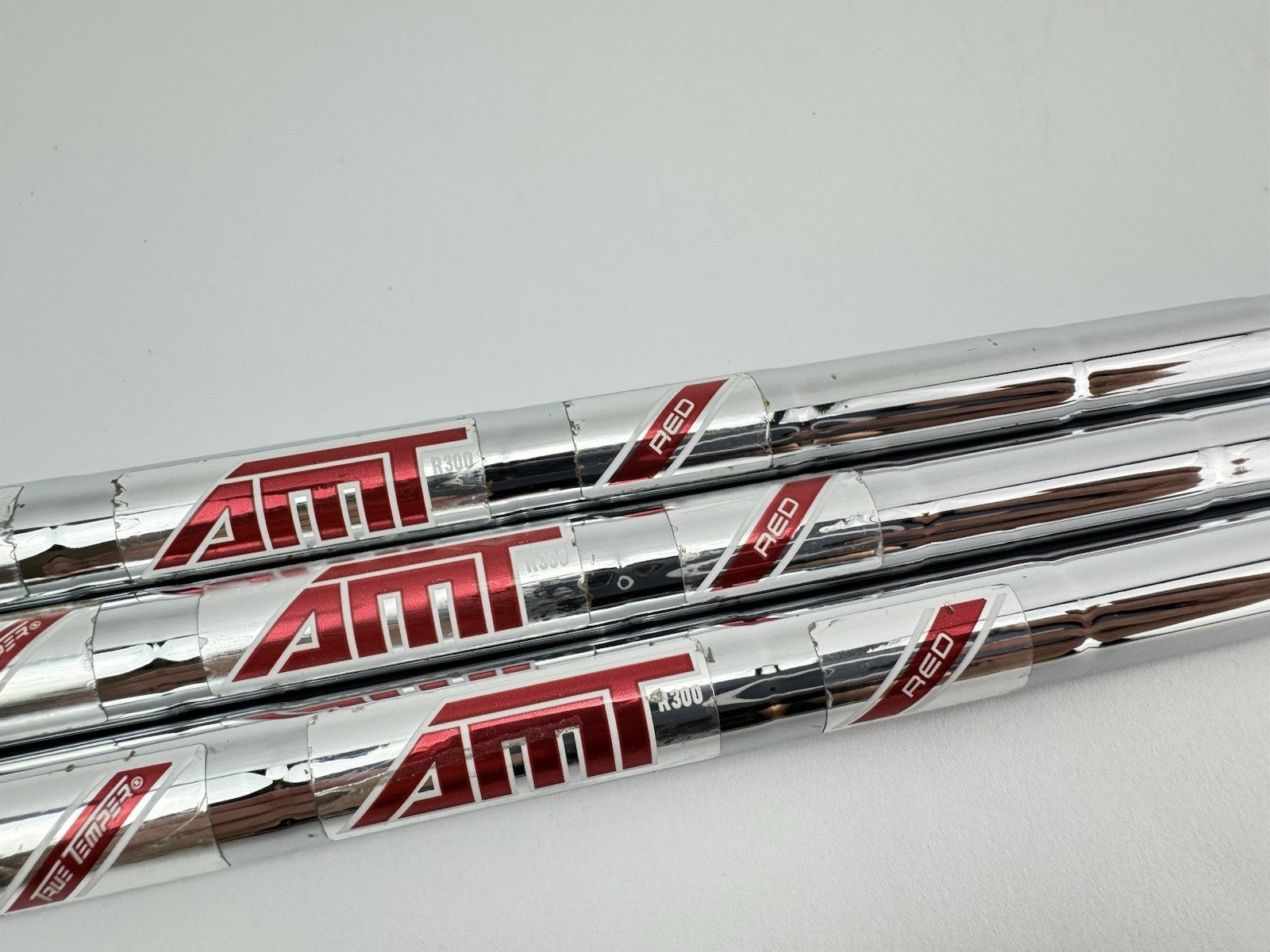 AMT Red Wedge Shaft Set (3) R300 Regular Flex Steel 0.355 Tapered /267174