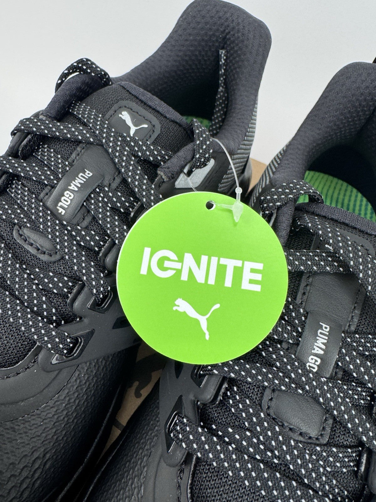 Puma Ignite Elevate 2 Tour Men's Golf Shoes Size UK 8.5 Black Waterproof/319175