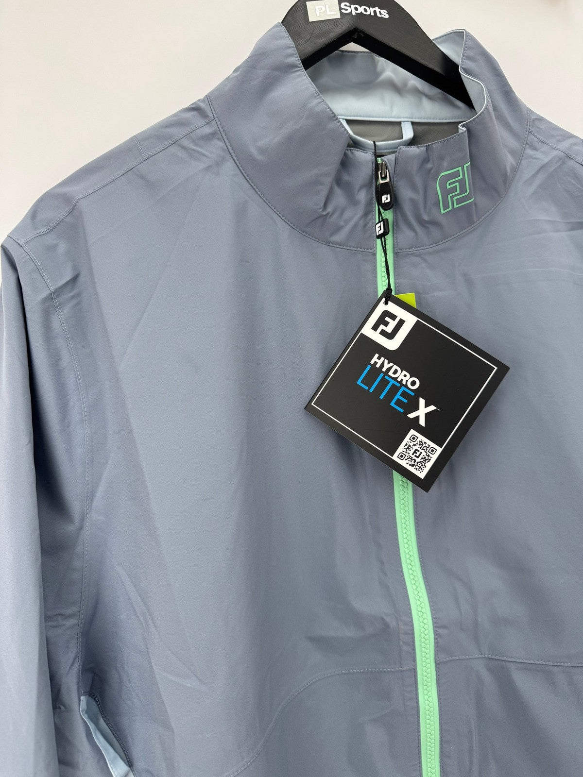 FootJoy HydroLite X Jacket Men's XL Flint Niagara Waterproof Lightweight/337715