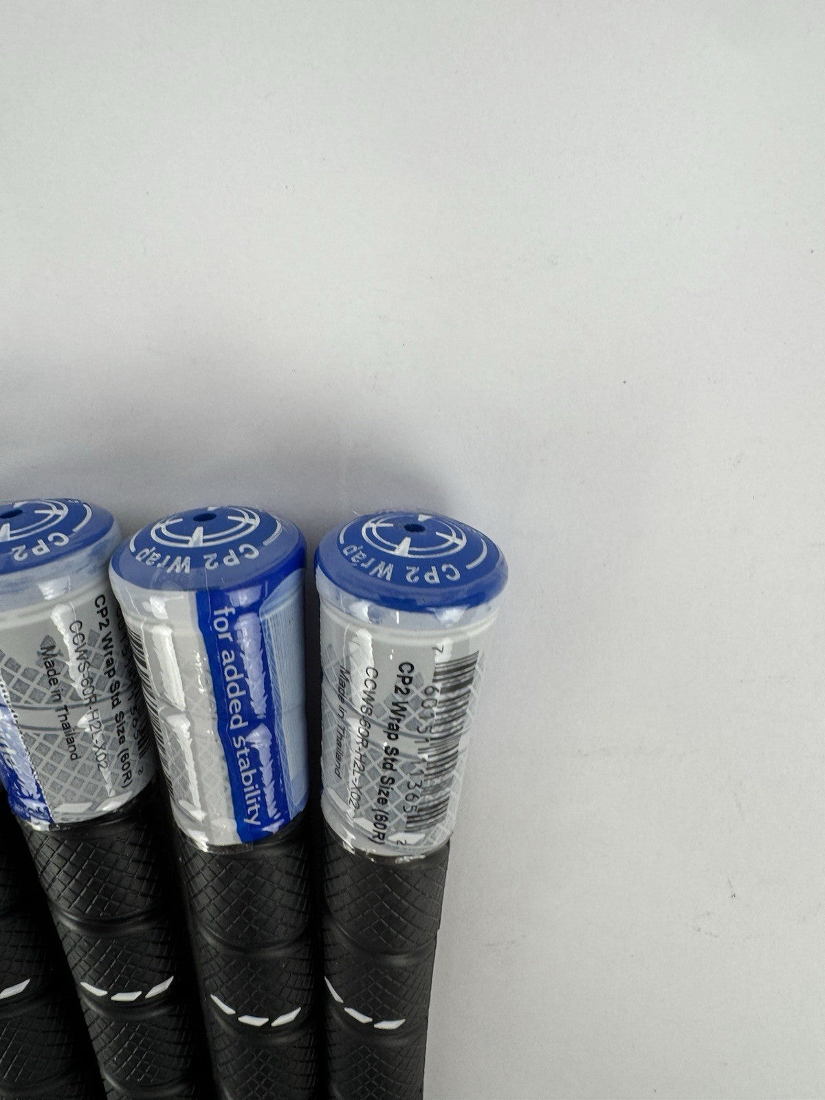 Golf Pride CP2 Wrap Golf Grips (6) Men’s Standard /Black/Blue /New /321376