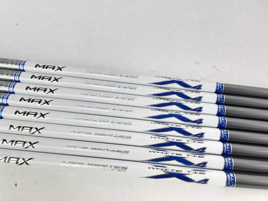 Matrix Ozik White Tie Iron Shaft Set (8) X4 Lite Senior Graphite 42”/0.370/138390