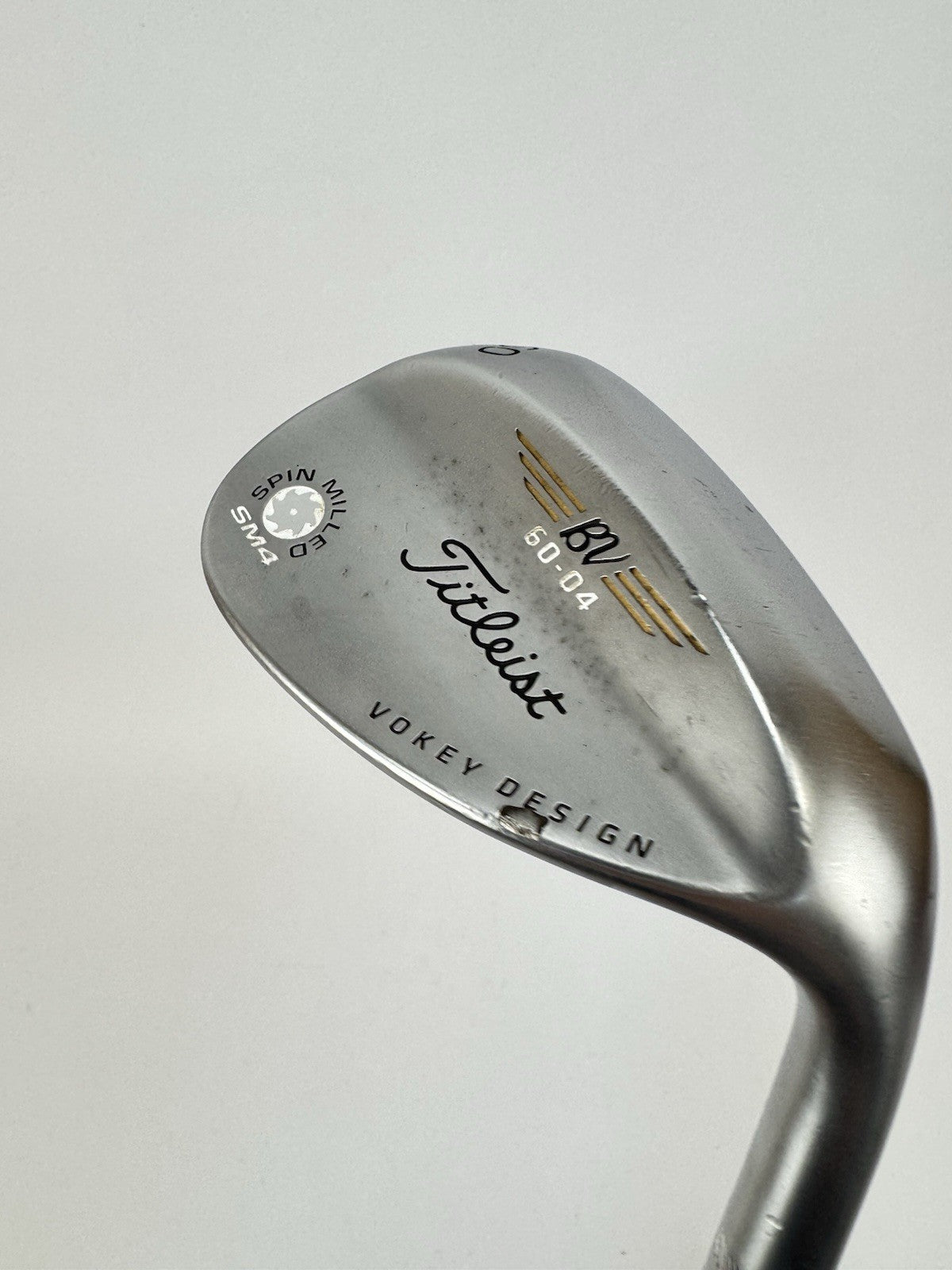 Titleist Vokey Lob Wedge 60* SM4 S300 Stiff Steel /Right Handed /New Grip /346831
