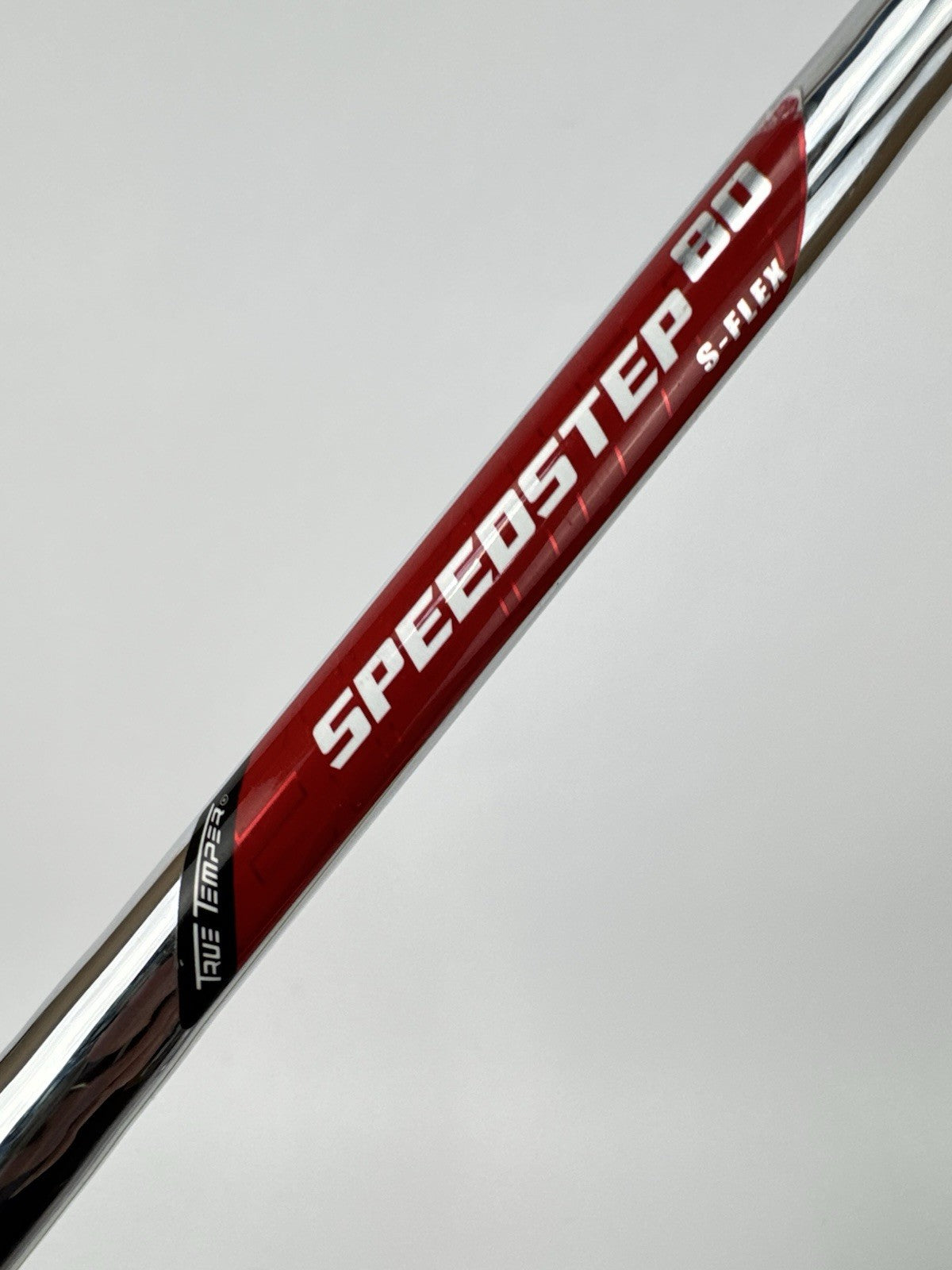 True Temper SpeedStep 80 Iron Shaft Stiff Flex Steel 35.25”/0.370 Parallel/338382