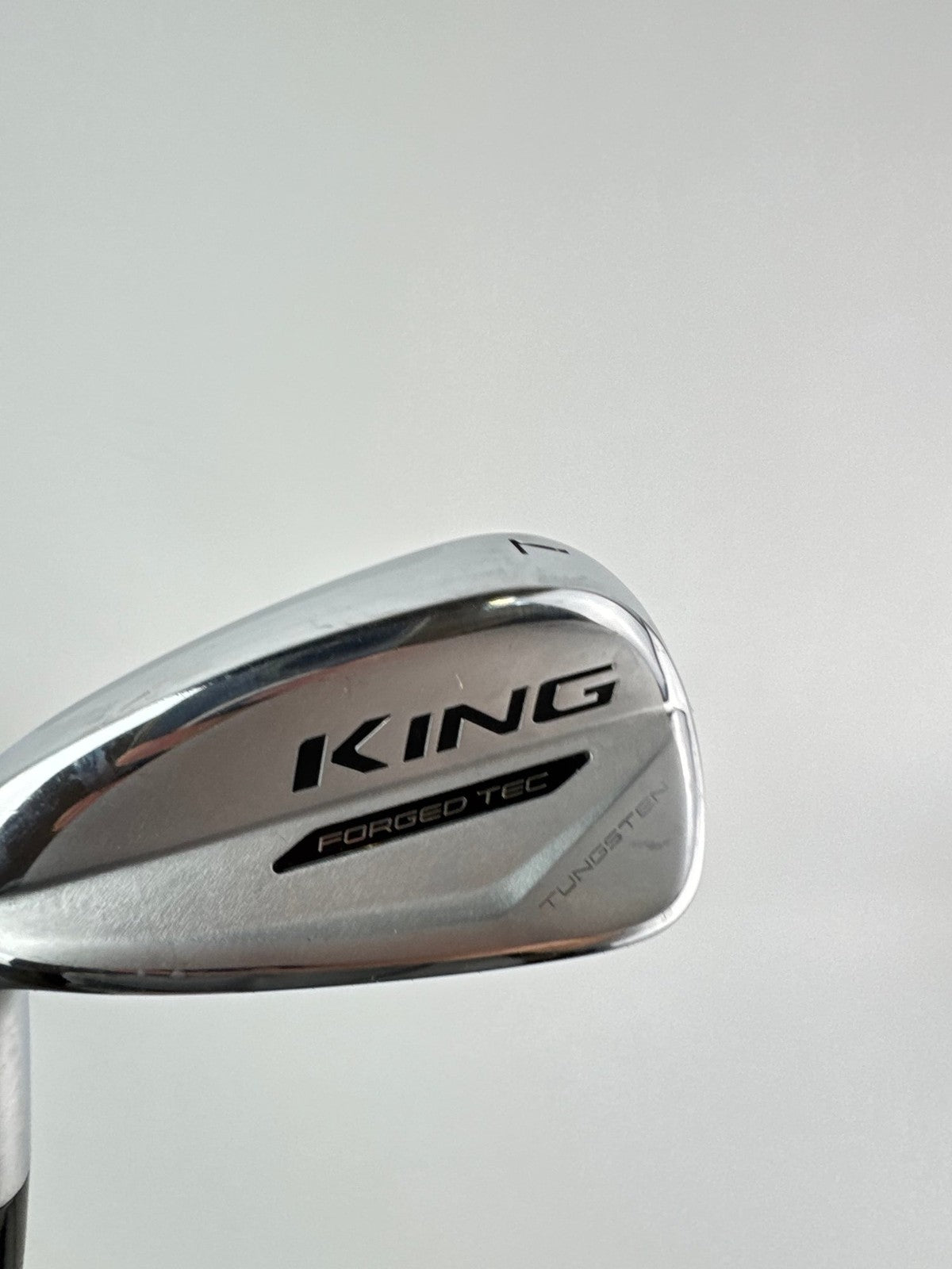 Cobra KING Forged Tec Iron 7 Regular Flex Steel Left Handed Golf Club /311574