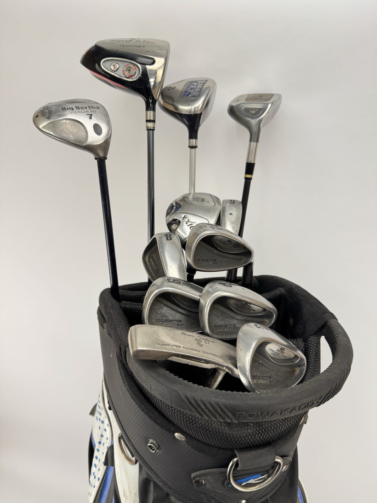 Mens Cobra Golf Package Set 12 Clubs Regular Graphite /New Grips /Bag /344032