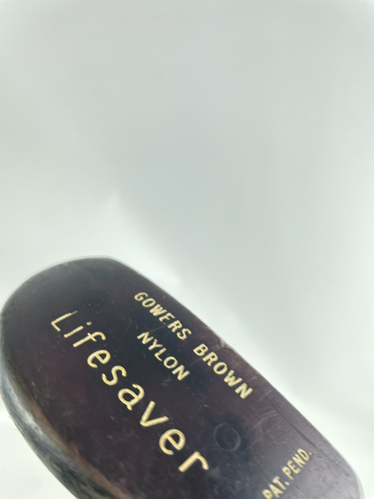 Gowers Brown Nylon Putter 35” Lifesaver Heel Shafted Steel /New Grip /84964