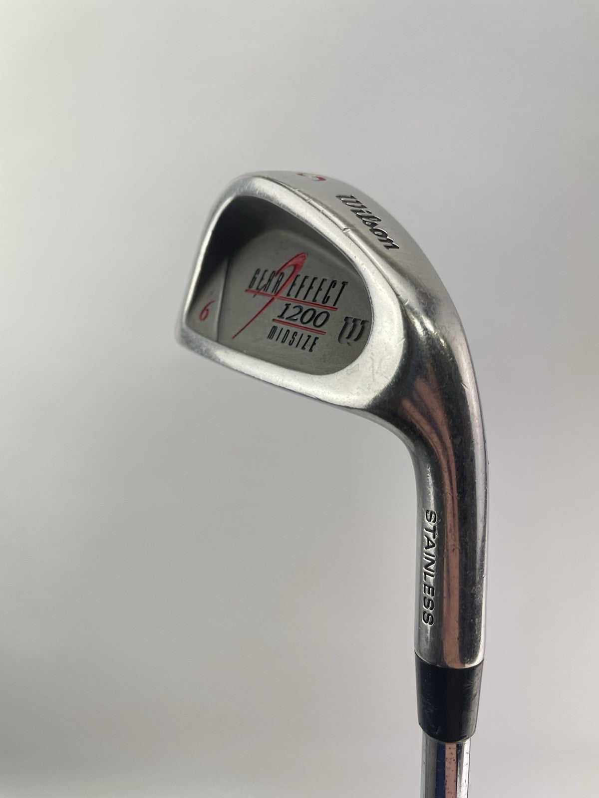 Wilson Golf 6 Iron Gear Effect Regular Flex Steel /Right /New Grip /256692