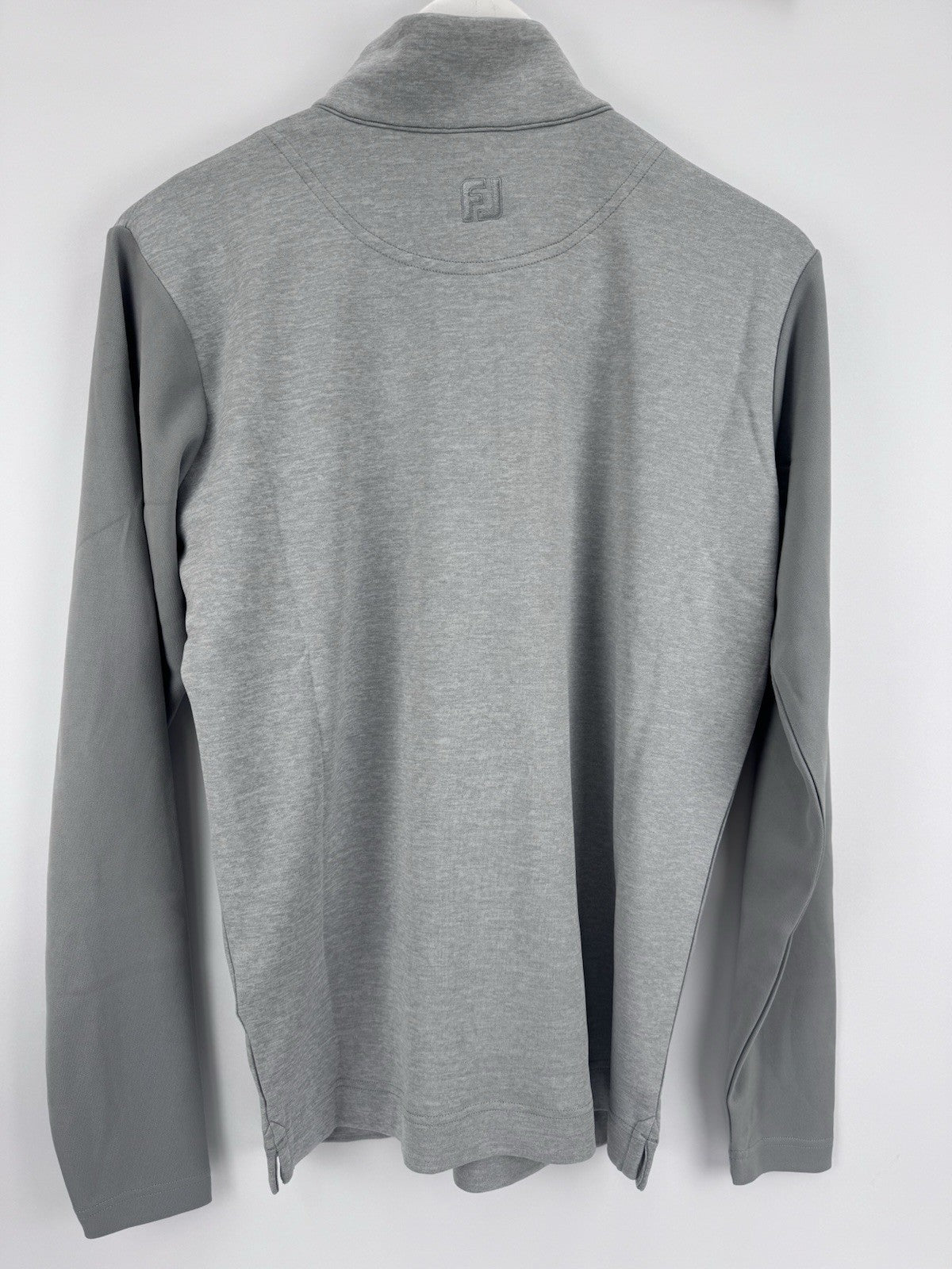 FootJoy Tonal Heather Chill-Out Pullover Mens Size Small Grey Long Sleeve/3171312