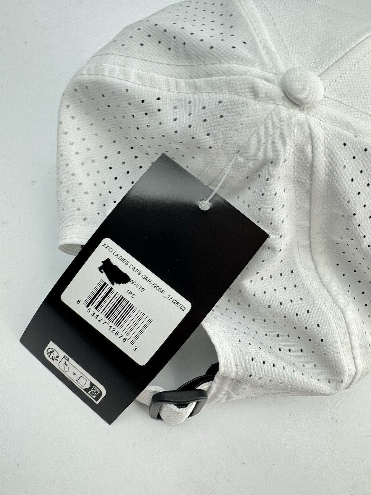 XXIO Golf Ladies Cap Black One Size Adjustable /White /New /291046