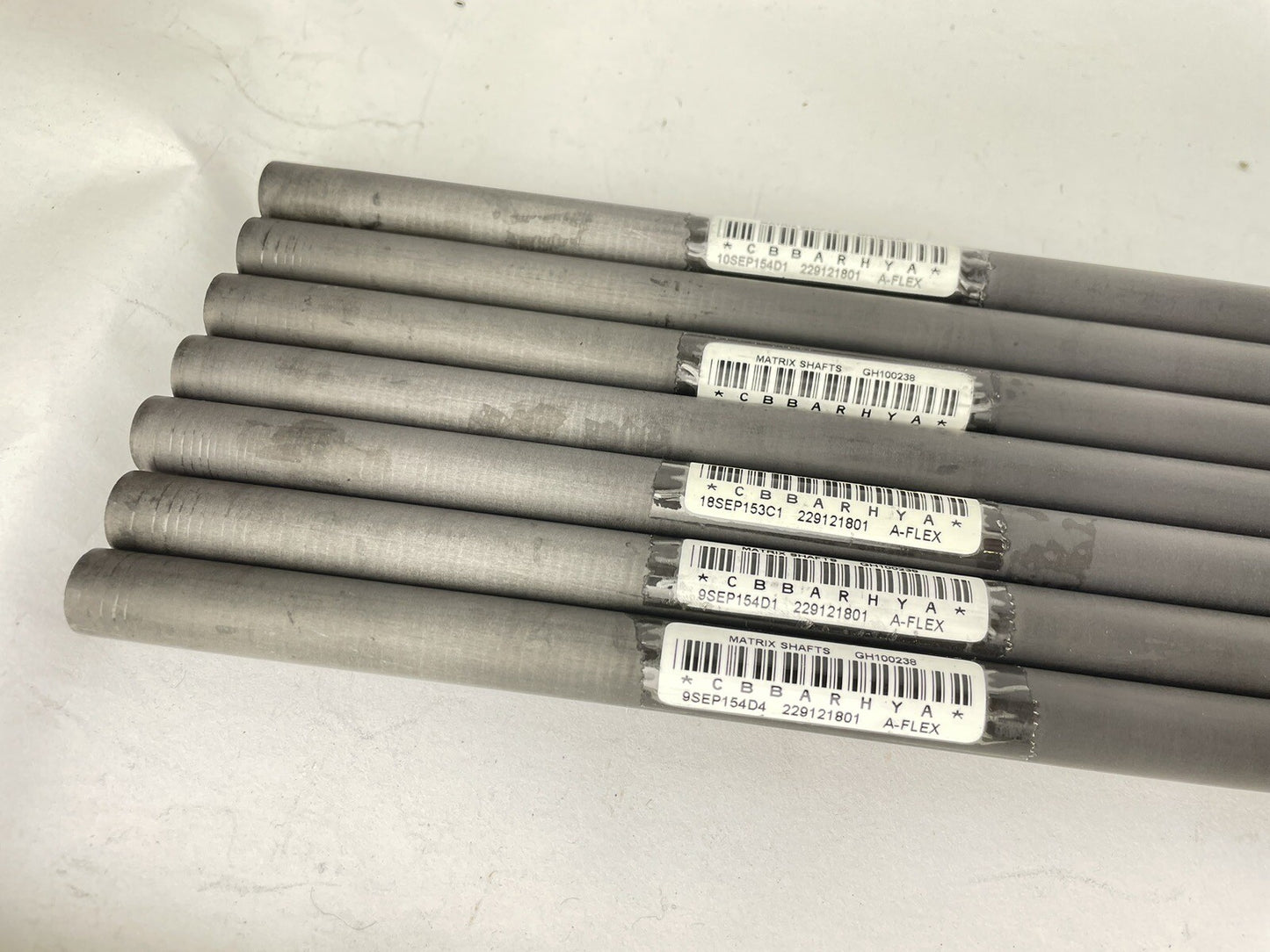 Matrix Ozik Iron Shaft Set Red Tie (7) Lite Senior Graphite Q4 42 /Brand New5