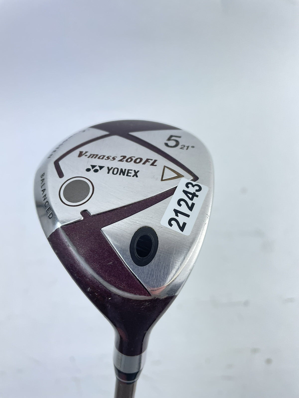Yonex Golf 5 Wood 21* Light Ladies Flex Graphite /Right /Lamkin Undersize /2124322