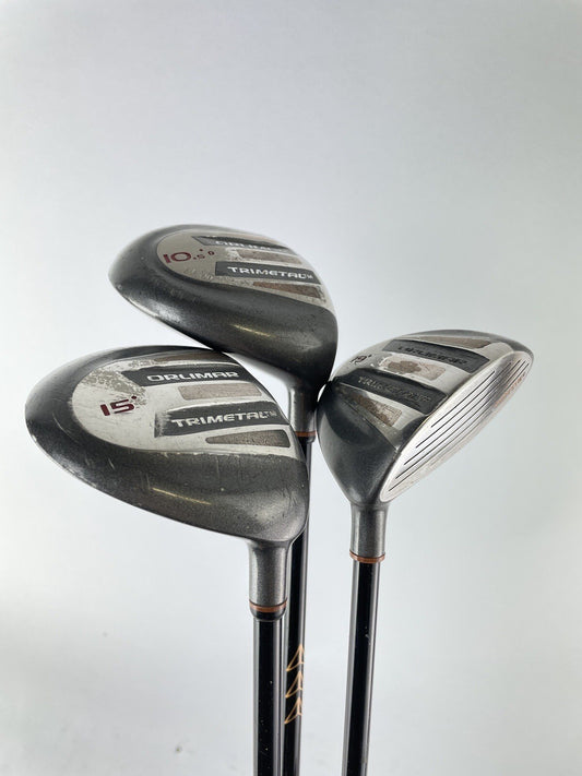 Orlimar Golf Driver Fairway Set 1,3&5 Woods Regular Graphite /New Grips /131620