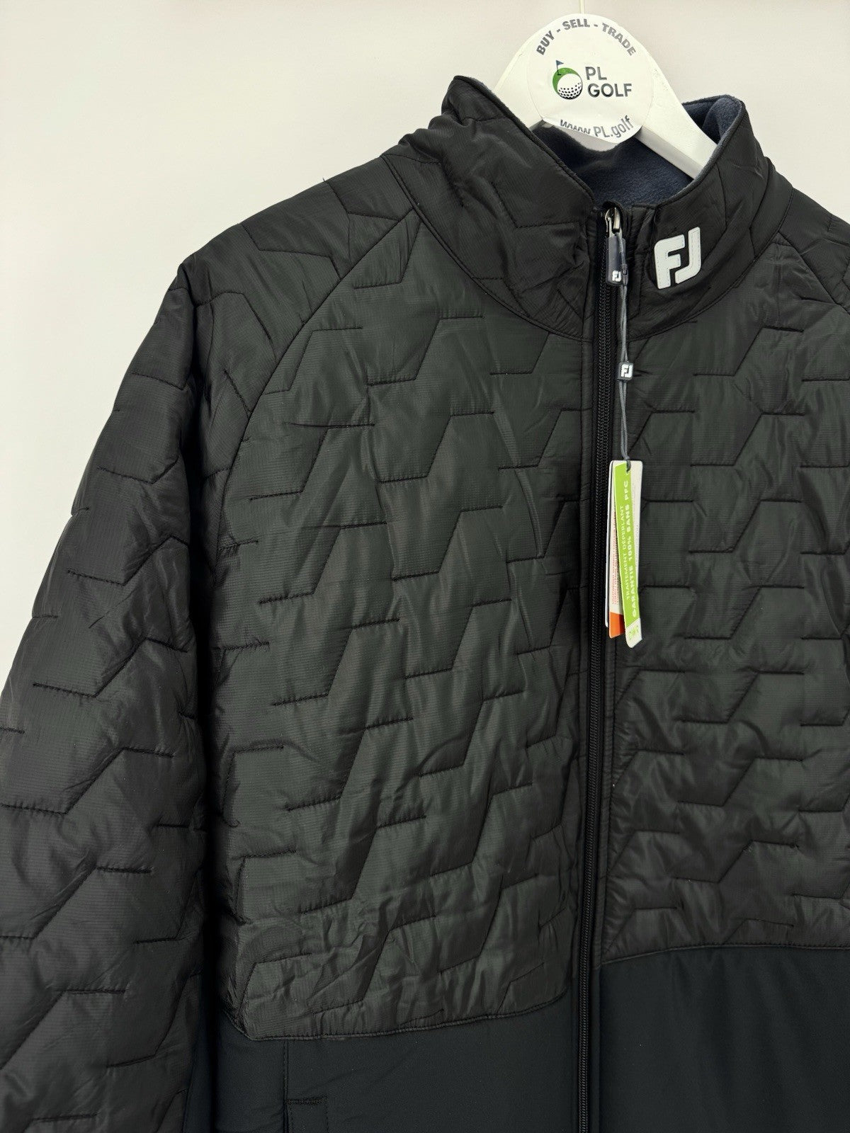 FootJoy ThermoSeries Insulated Quilted Golf Wind Jacket Mens Size XL Black/334493