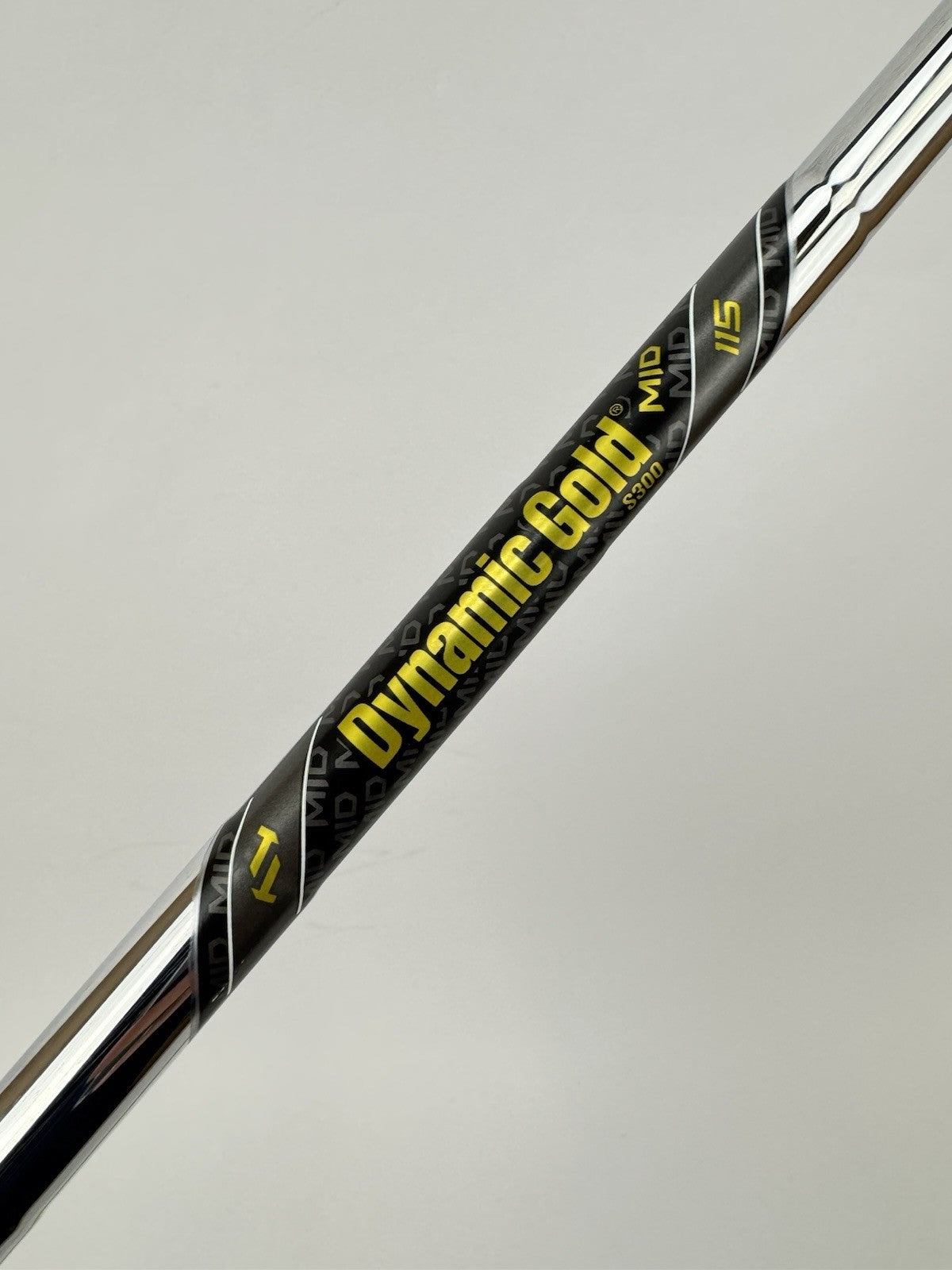 Dynamic Gold 115 Iron Shaft Mid S300 Stiff Flex Steel 36”/0.370 Parallel /346310