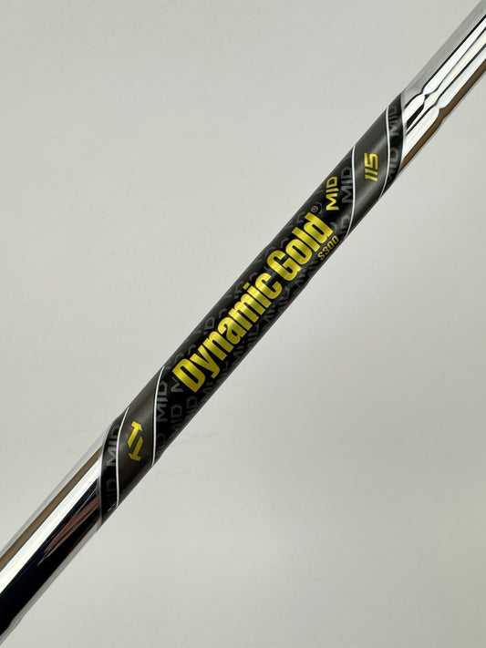 Dynamic Gold 115 Iron Shaft Mid S300 Stiff Flex Steel 36”/0.370 Parallel /346310