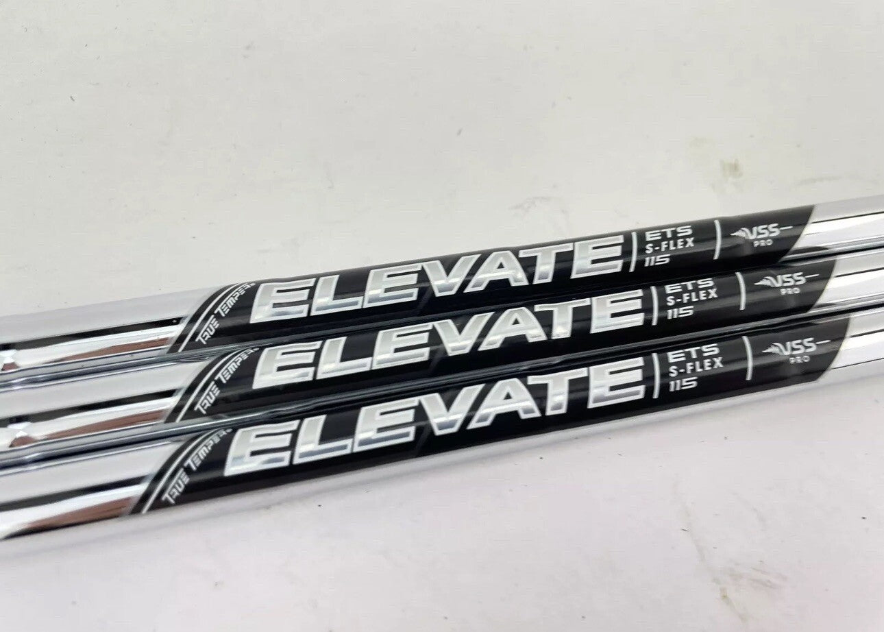 Elevate Pro Wedge Shaft Set (3) Vss 115 Stiff Flex Steel 0.355 Tapered /285541