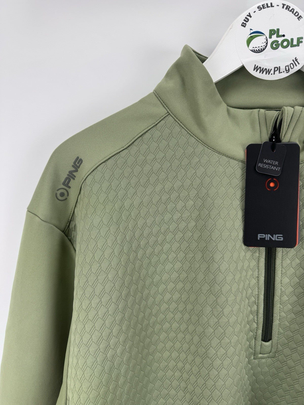 PING Nolan P03766 Quarter Zip Pullover Mens XXL Water Resistant Green/317168