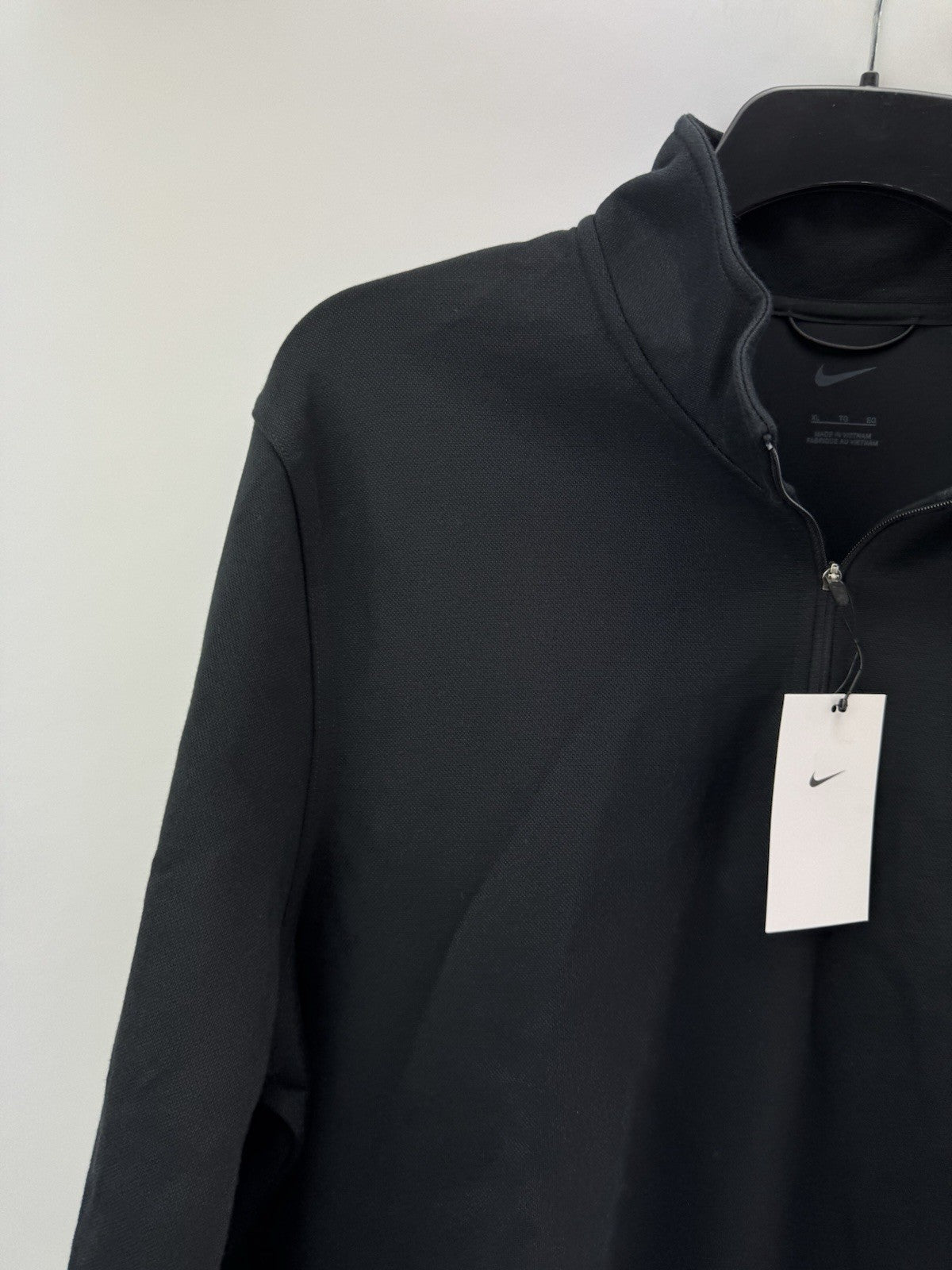 Nike Golf Pullover Pique Tour 1/2 Zip /Black /UK XL /25 Pit /New /252302