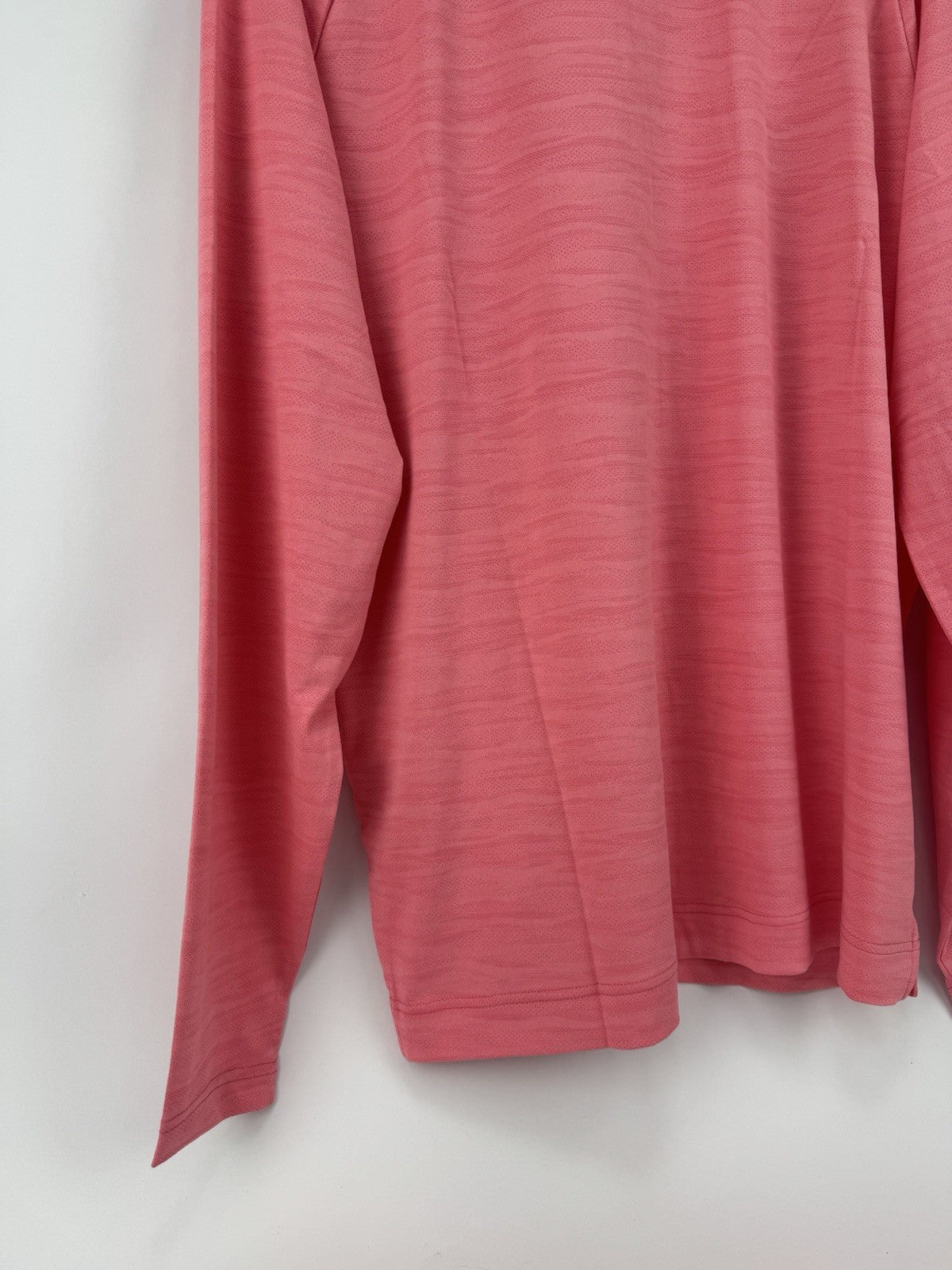 FootJoy Golf Wave Jacquard Chill-Out Zip Pullover Men's Size Medium Pink/3343911