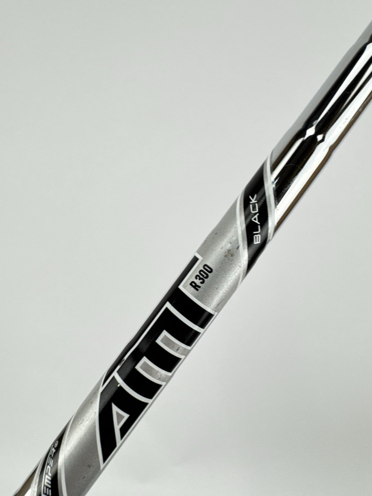 True Temper AMT Black Iron Shaft R300 Regular Flex Steel 35.25” /0.355 /323576