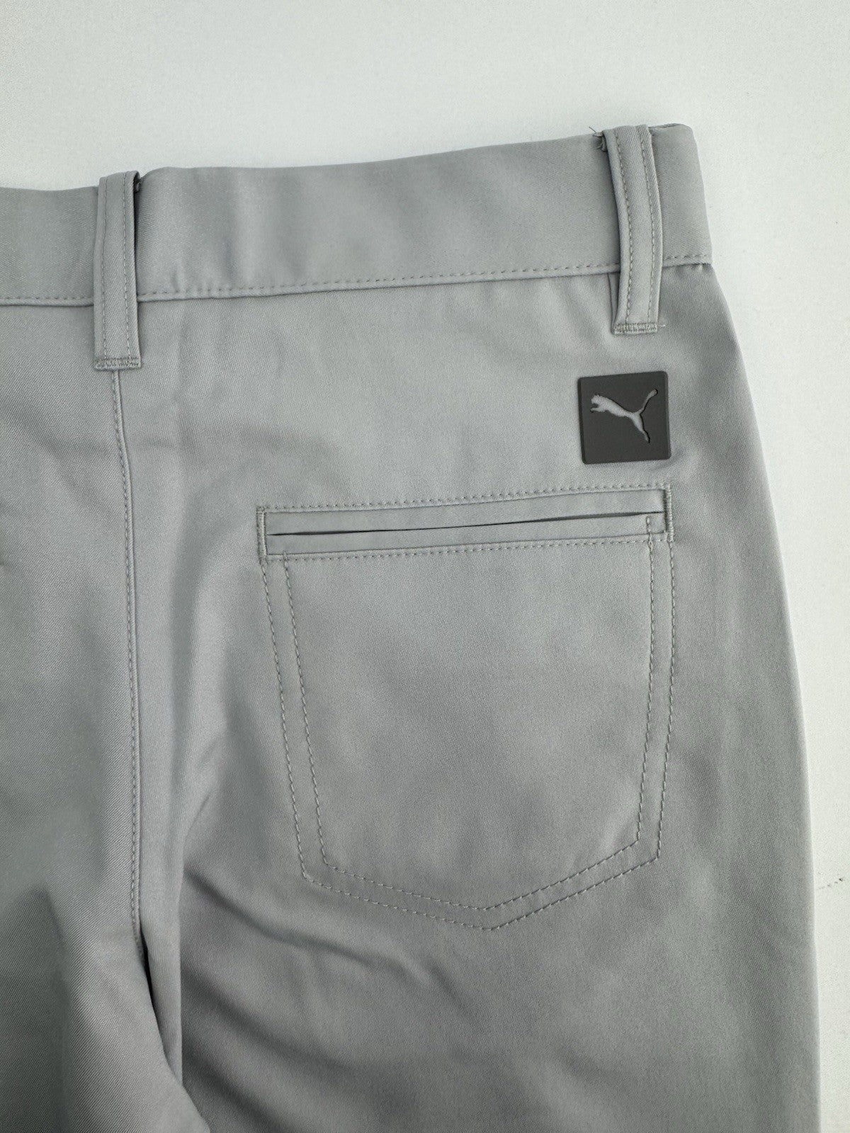 Puma Boys Junior 5 Pocket Golf Pant High Rise Trousers Grey Size 7-8yrs/ 309787