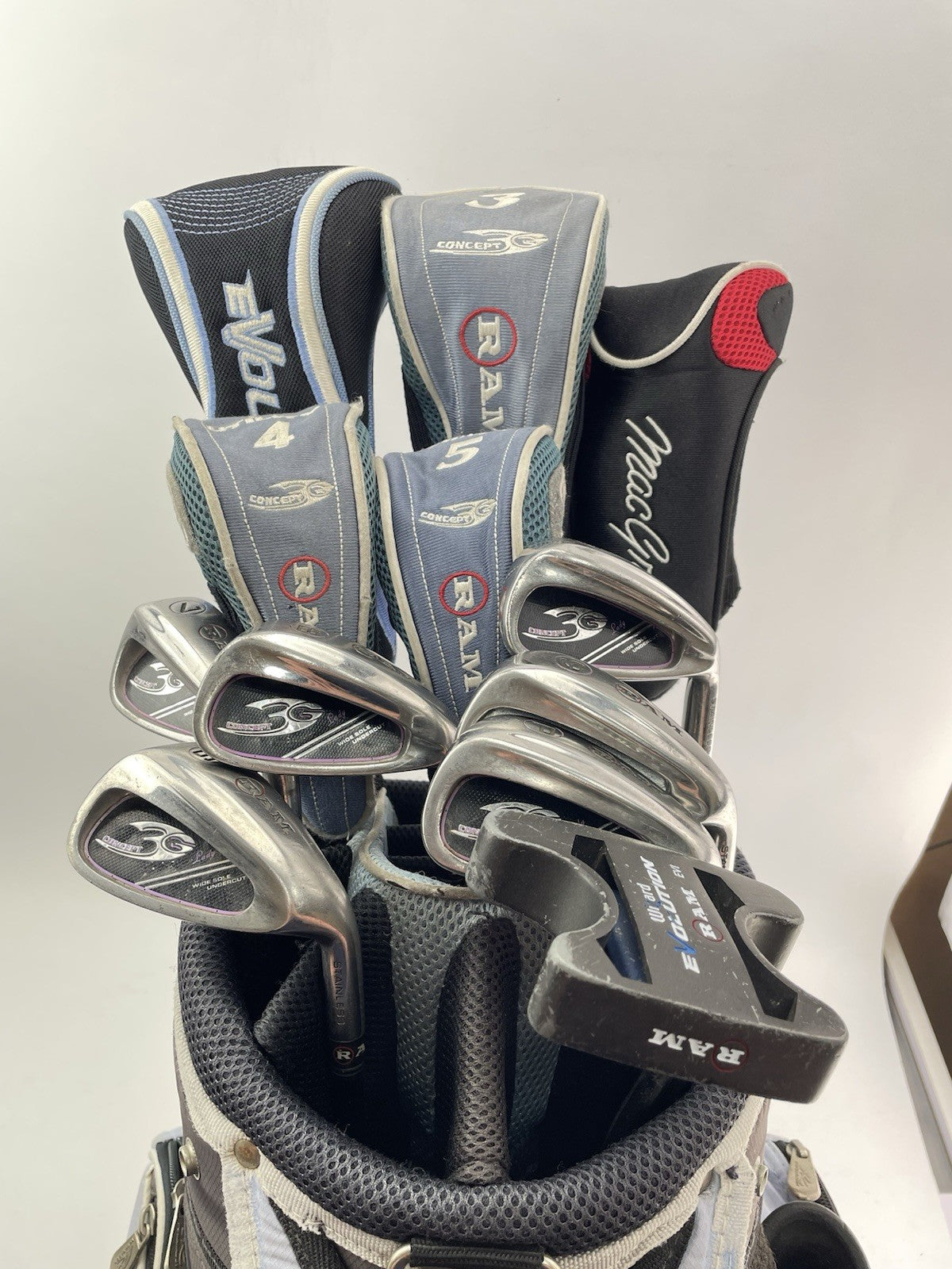 Ram Golf Package Set 12 Clubs Ladies Flex Graphite /Right /New Grips /Bag /263590