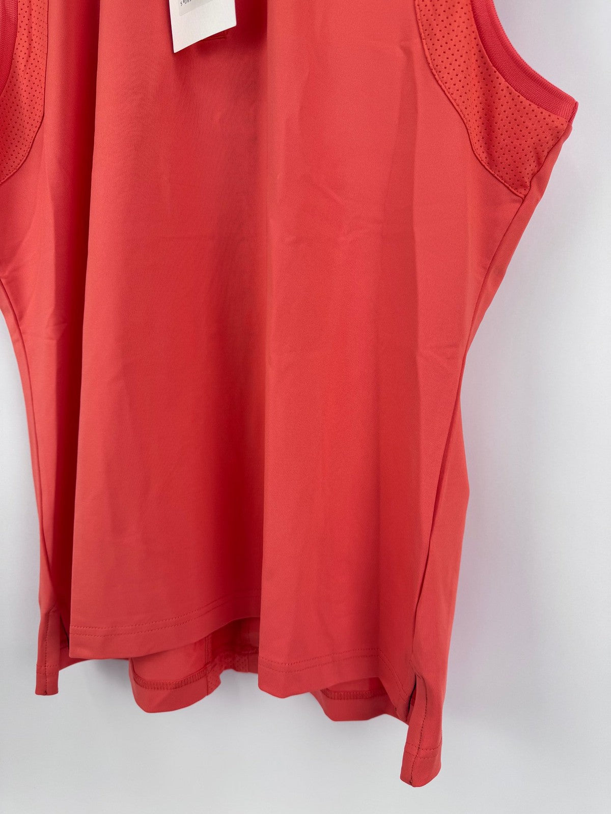 Forelson Stow Sleeveless Polo Women's XL Coral Golf Shirt Athletic Active/317964