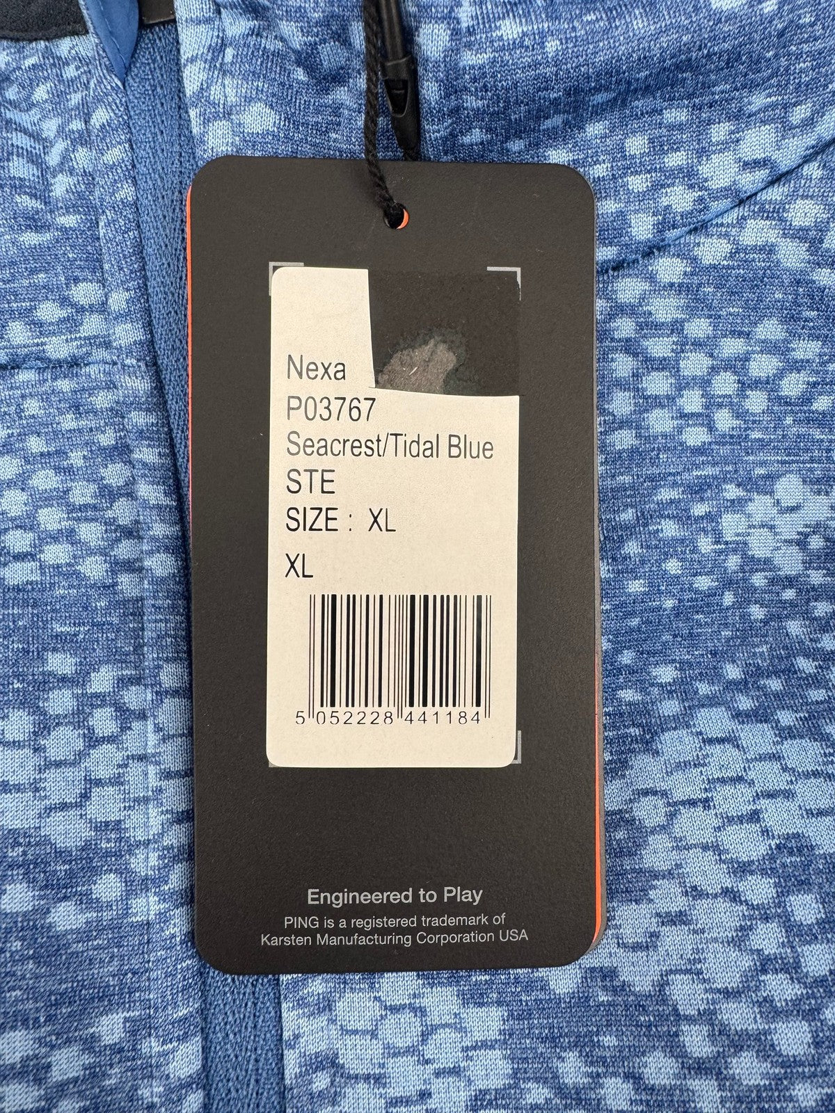 PING Nexa P03767 Seacrest Tidal Blue Activewear Jacket Men XL Casual/3166612