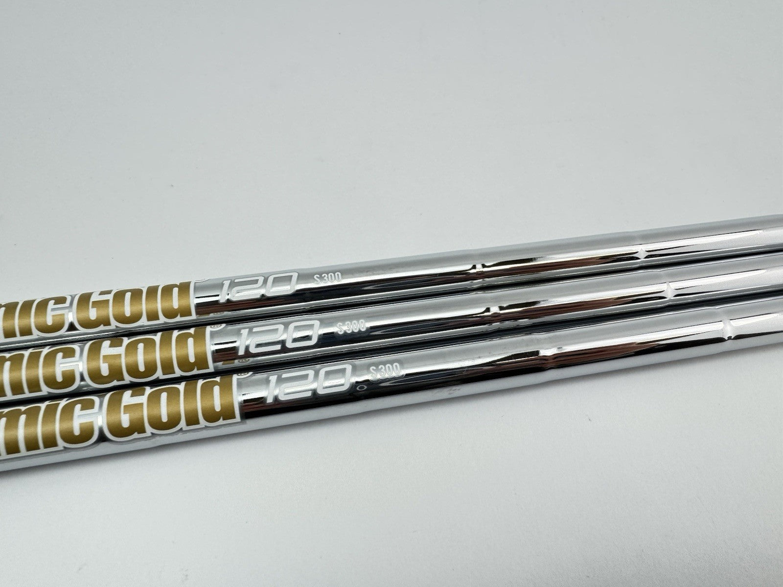 Dynamic Gold 120 Wedge Shaft Set (3) S300 Stiff Flex Steel 0.355 Tapered /293863