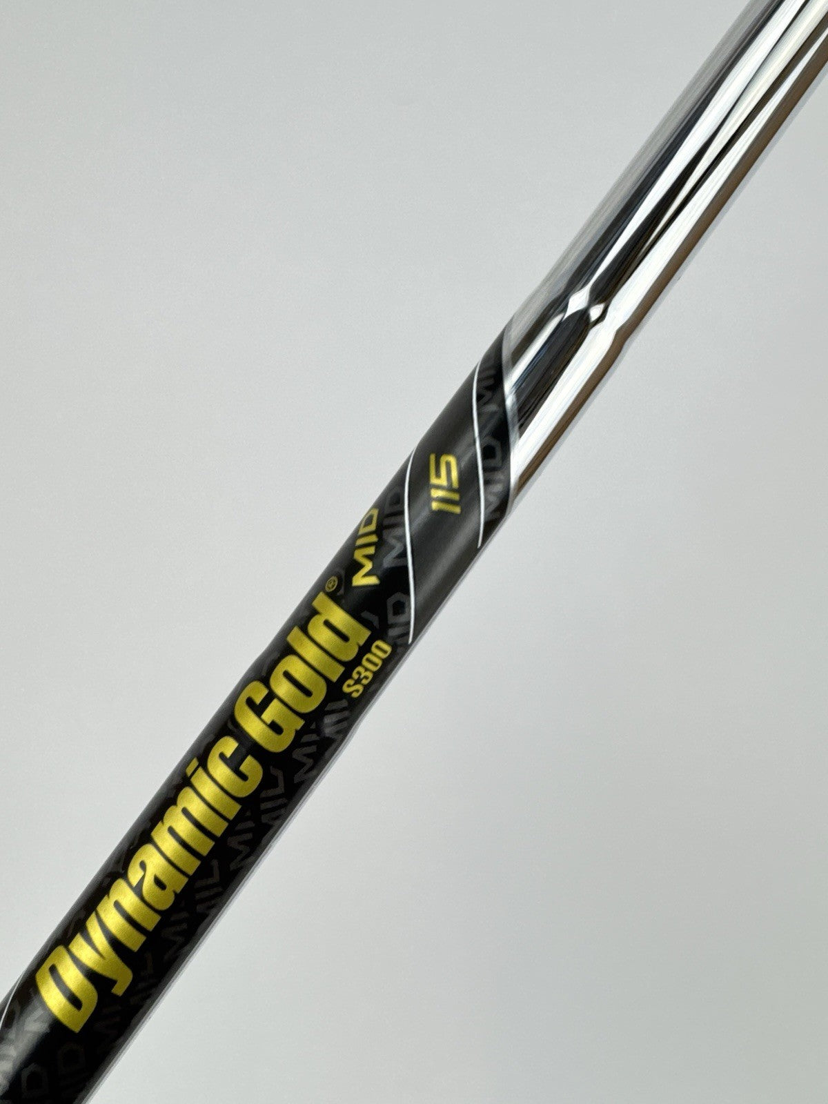 Dynamic Gold 115 Iron Shaft Mid S300 Stiff Flex Steel 36.25” /0.355 /330966