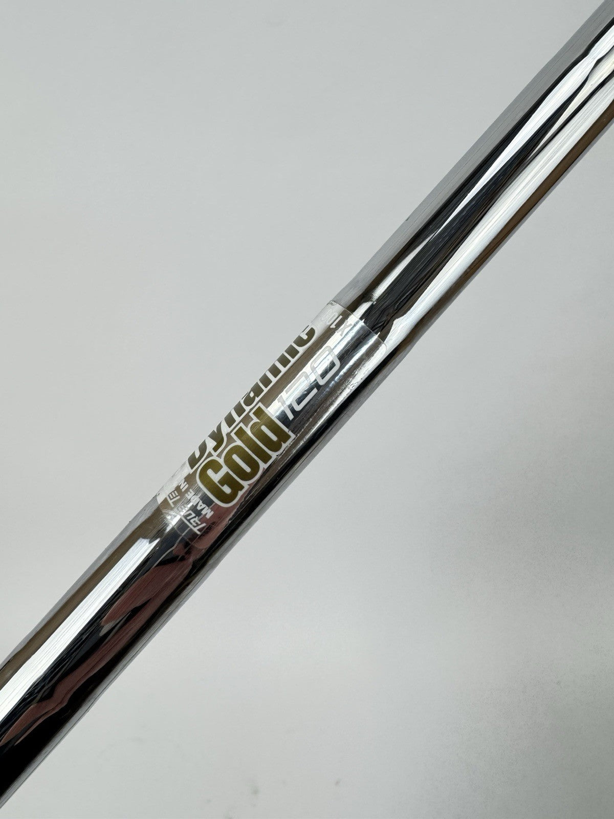 Dynamic Gold 120 Iron Shaft X100 Extra Stiff Flex Steel 35.25” /0.355 /335721