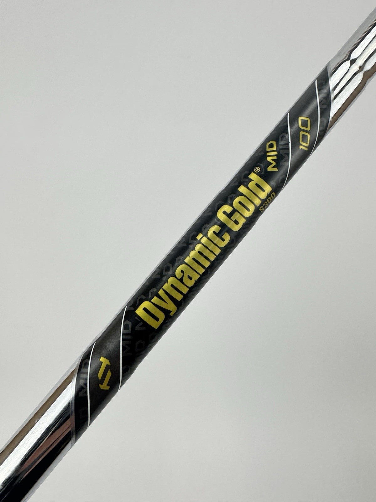 Dynamic Gold Mid 100 Iron Shaft S300 Stiff Flex Steel 35.5”/0.370 Parallel/337062