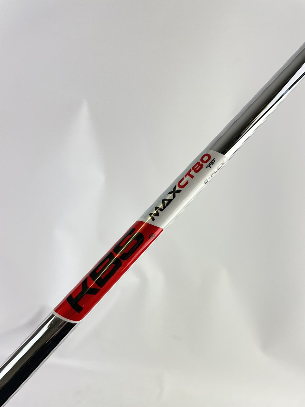 KBS Max Iron Shaft CT80 Stiff Flex Steel 35” /0.370 Parallel /83270