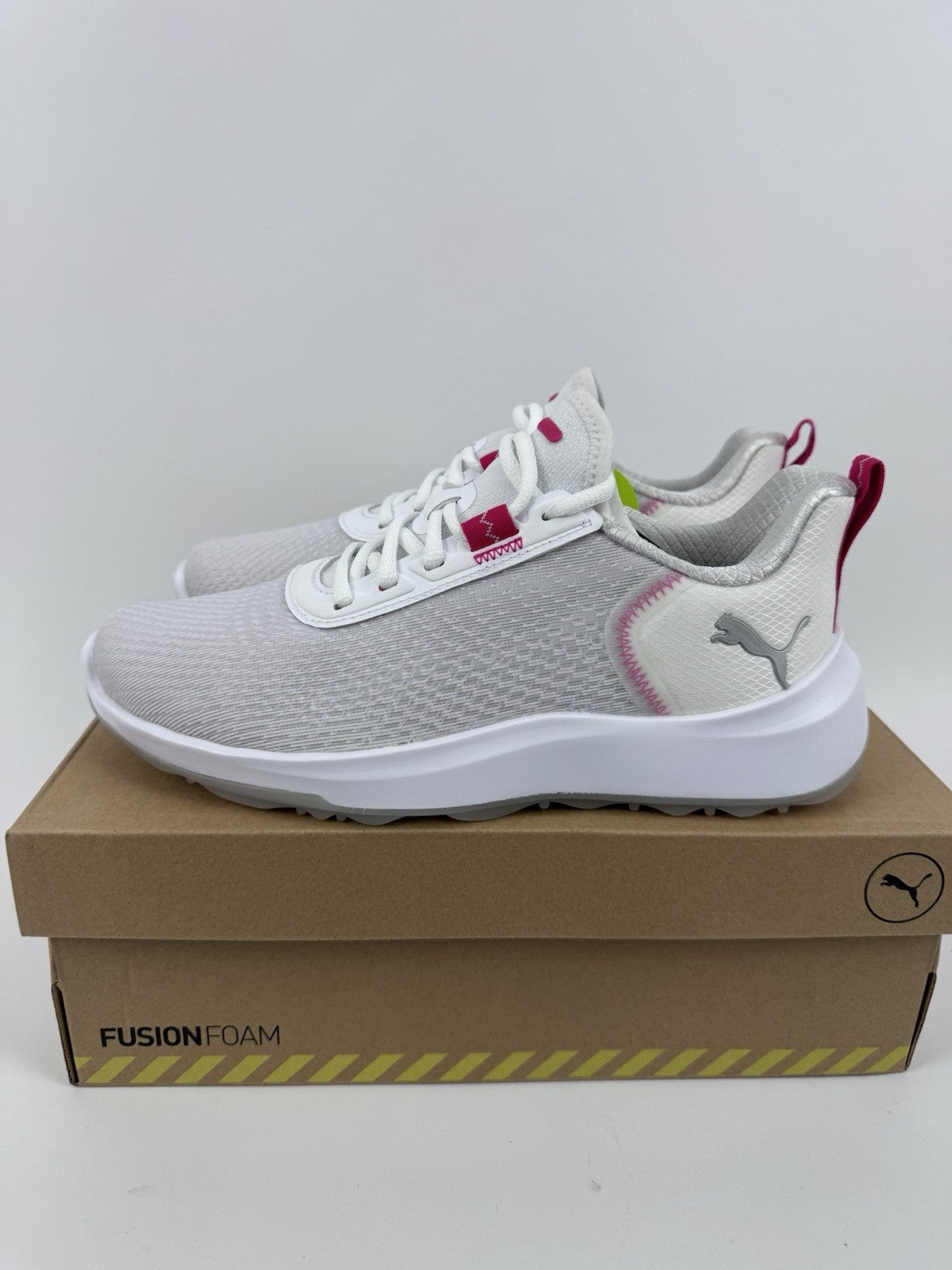 Puma Fusion Crush Sport Women's Trainers Size UK 7 White Rose Breathable/321530