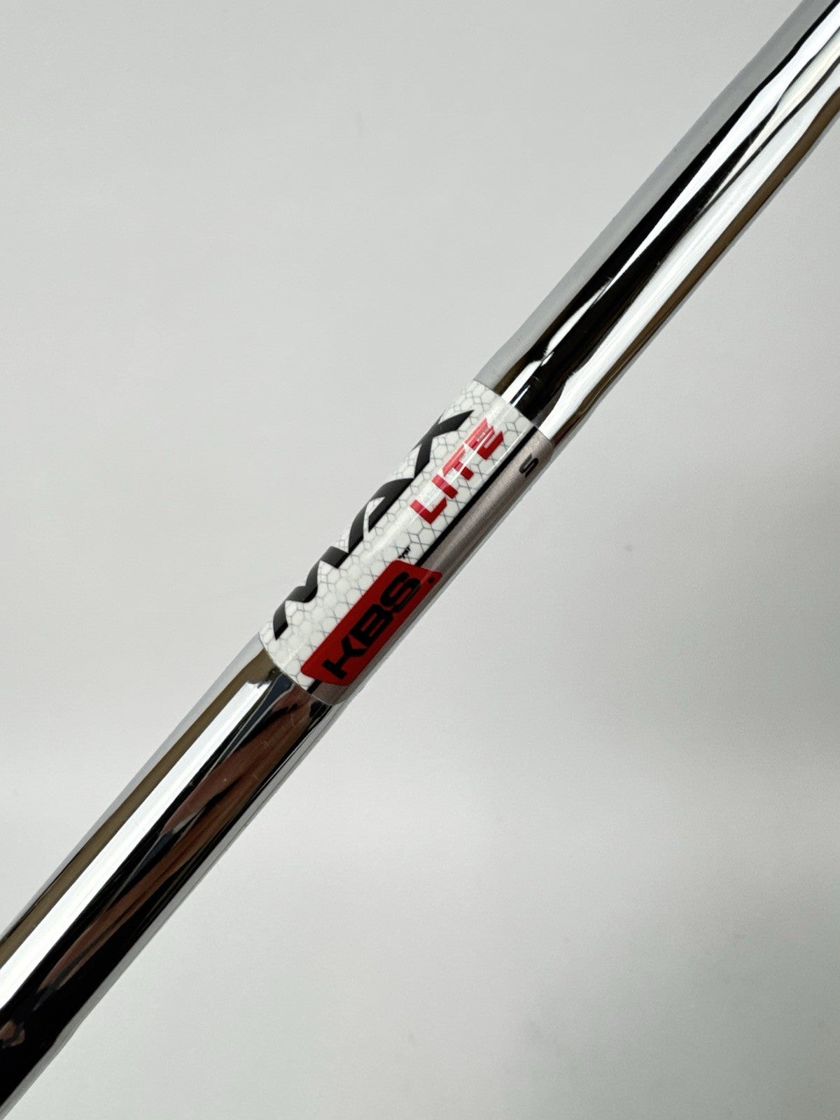 KBS Max Lite Iron Shaft Stiff Flex Steel 35.25” /0.370 Parallel /358822