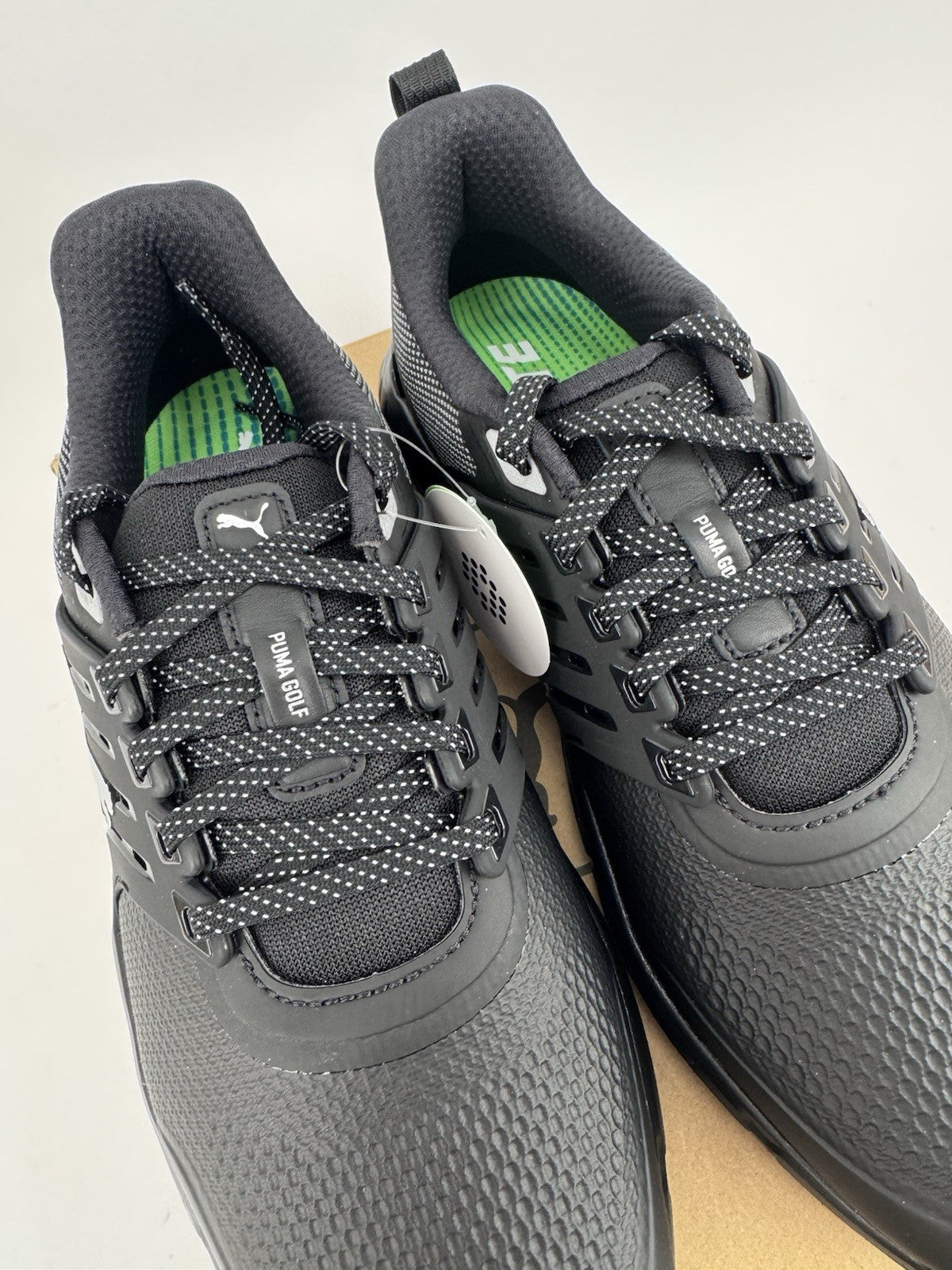 Puma Ignite Elevate 2 Tour Men's Golf Shoes Size UK 8.5 Black Waterproof/319174