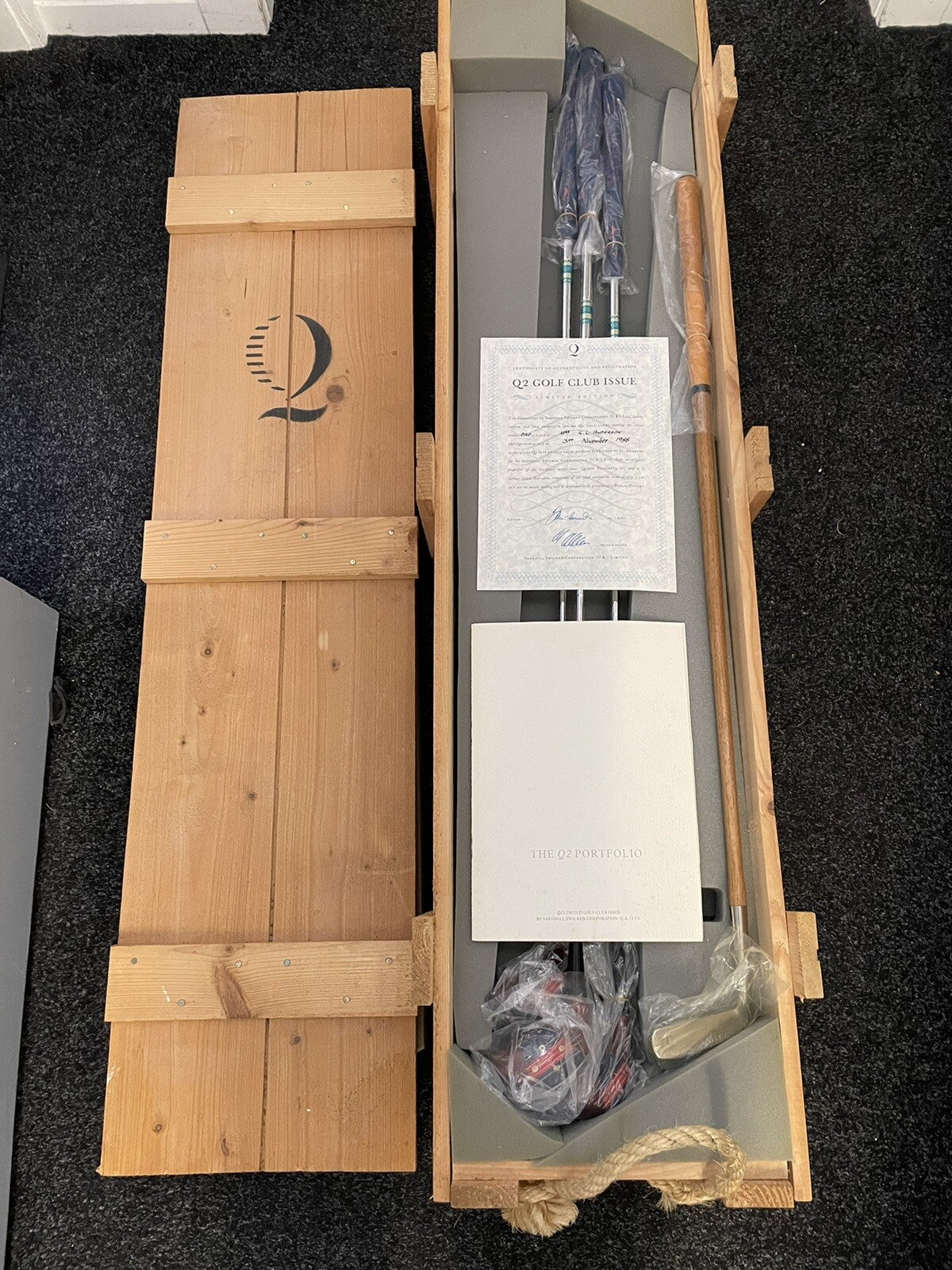 Swilken Golf Club Set Queen Elizabeth II QE2 0360/7500 /Full Set/Boxed Brand new0